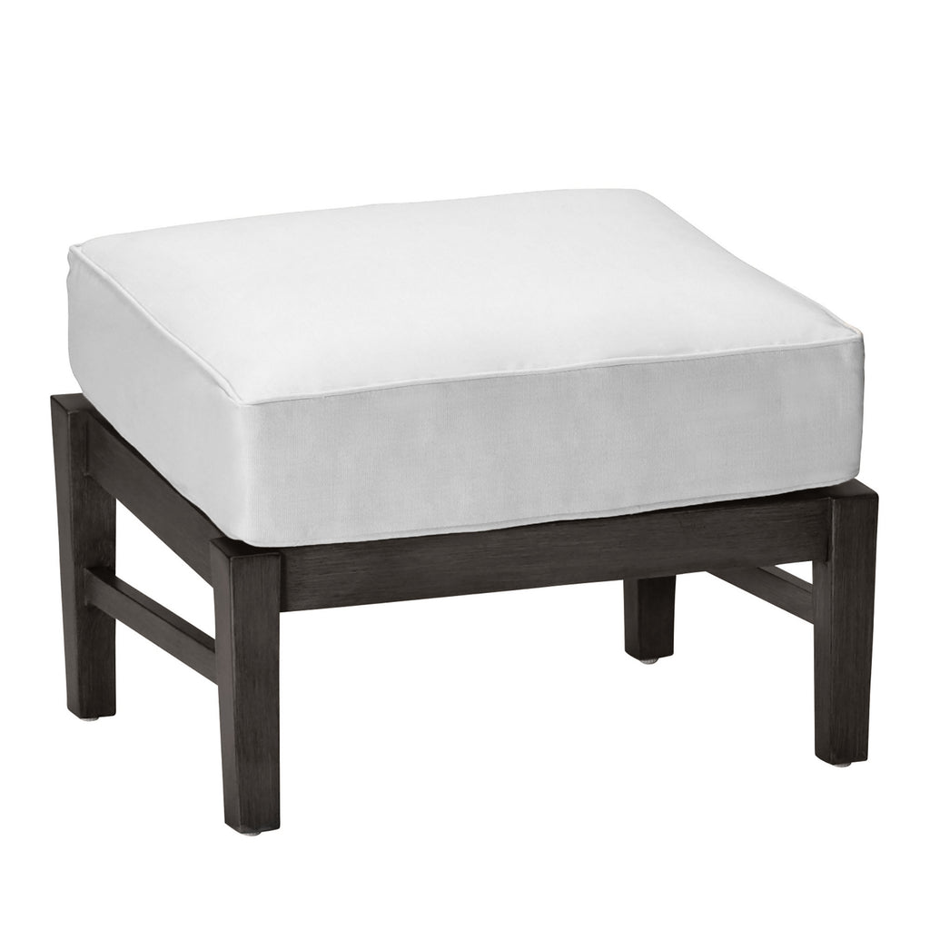 Croquet Aluminum Outdoor Ottoman
