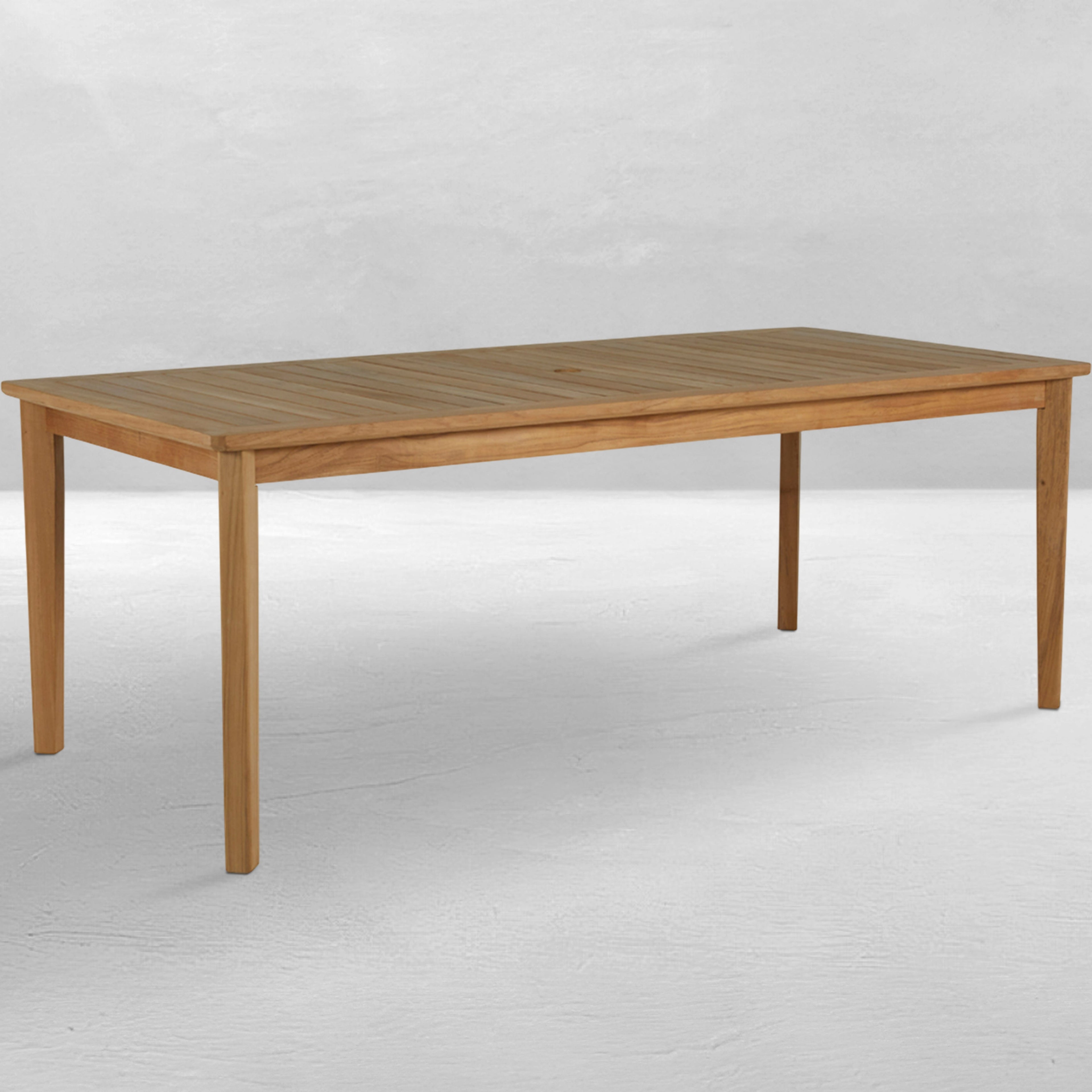 Woodlawn Rectangle Outdoor Slatted Dining Table
