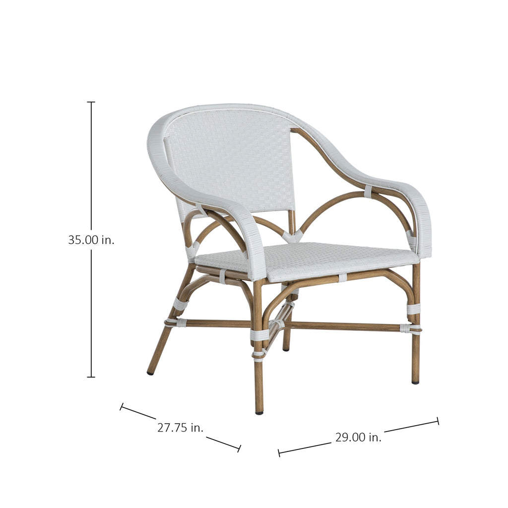 Savoy N-Dura Resin Wicker Outdoor Lounge Chair