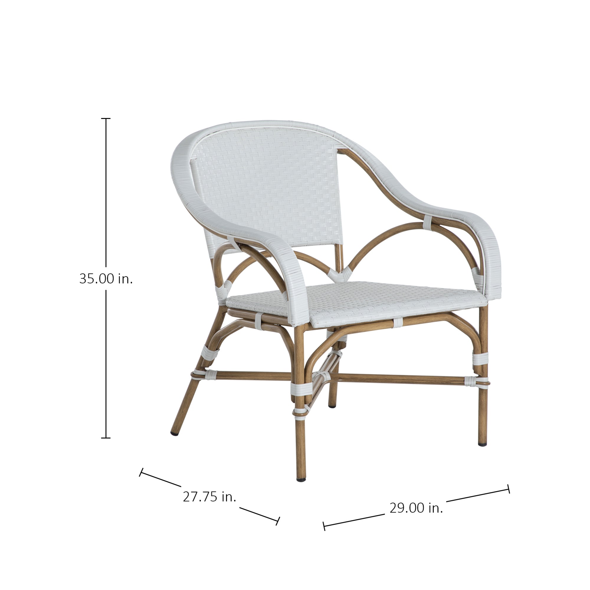 Savoy N-Dura Resin Wicker Outdoor Lounge Chair