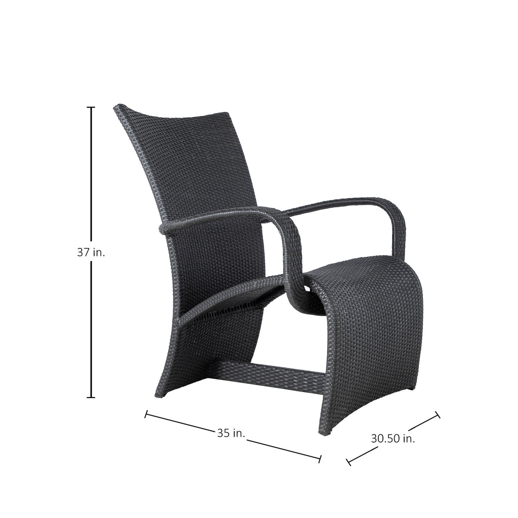 Halo N-Dura Resin Wicker Outdoor Lounge Chair