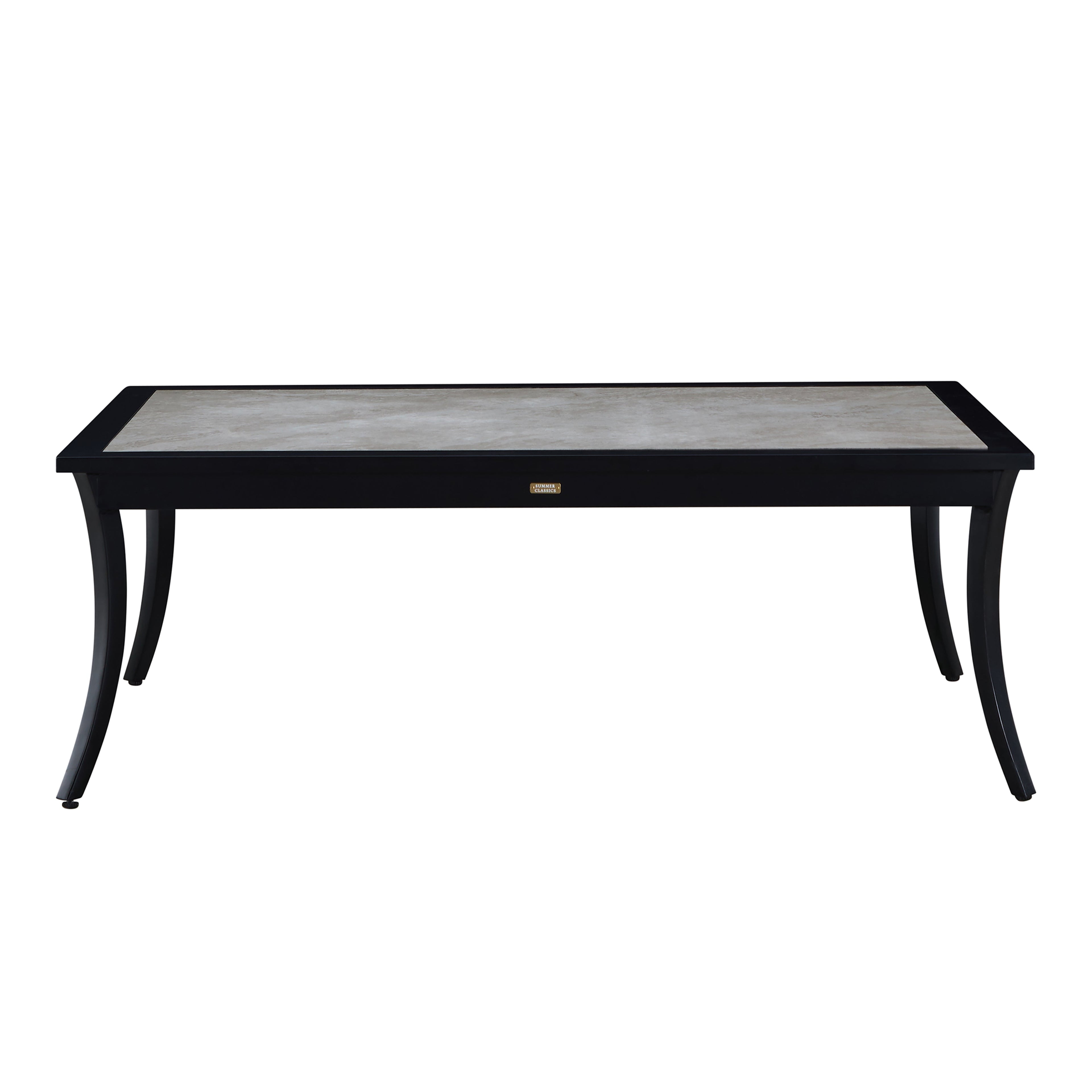 Bermuda Aluminum with Porcelain Top Coffee Table