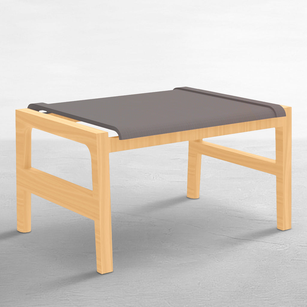 Seashore N-Dura Wood Outdoor Ottoman