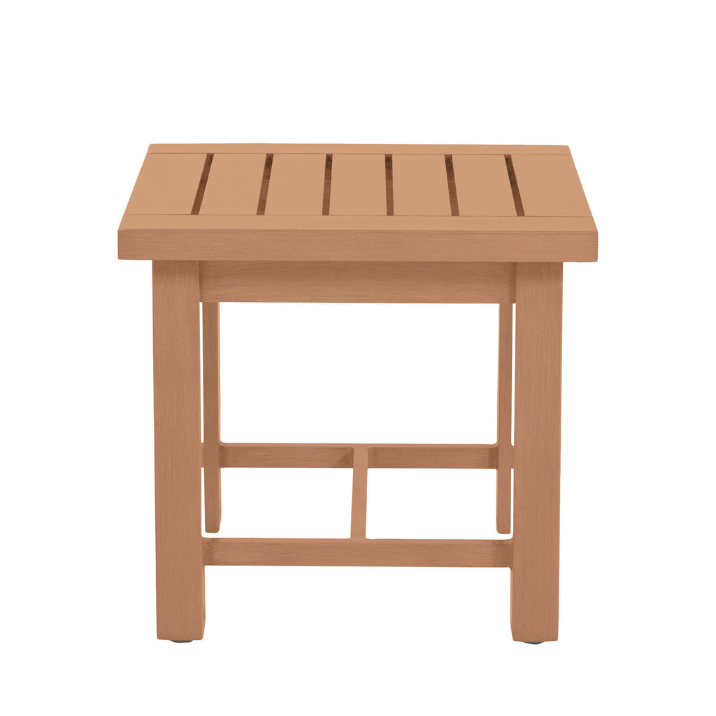 Club Teak 22.5" Square Outdoor End Table