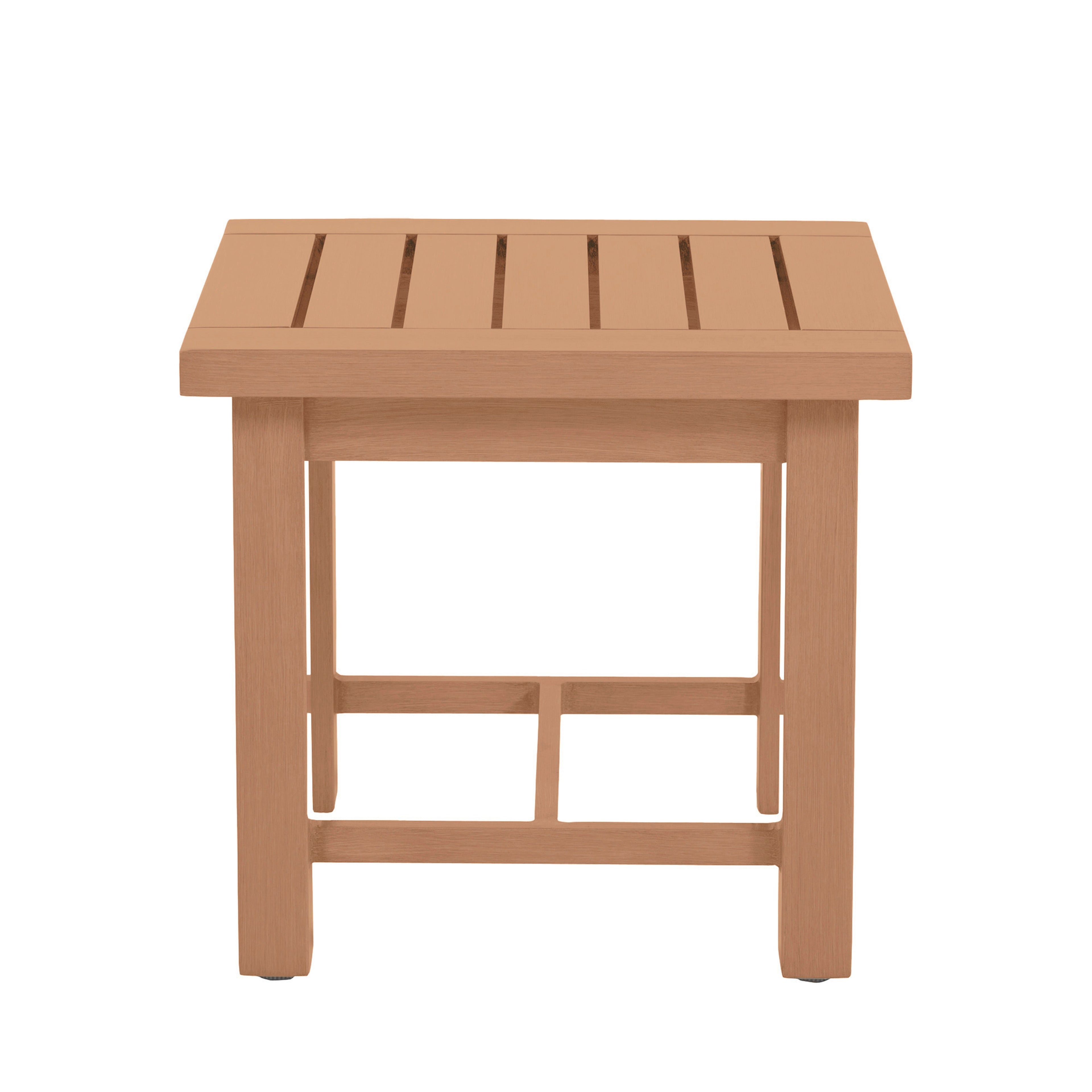 Club Teak 22.5" Square Outdoor End Table