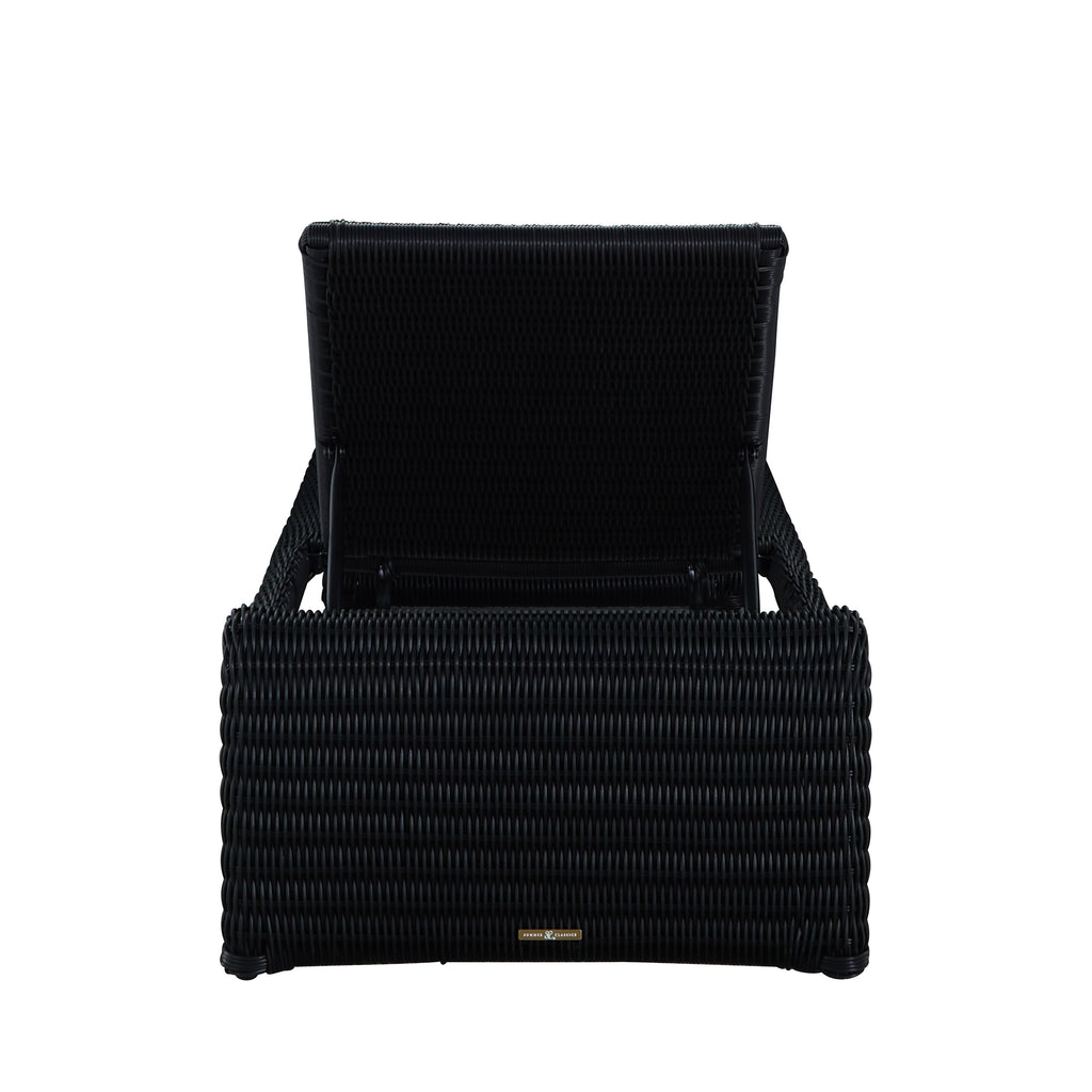 Como Resin Wicker Chaise