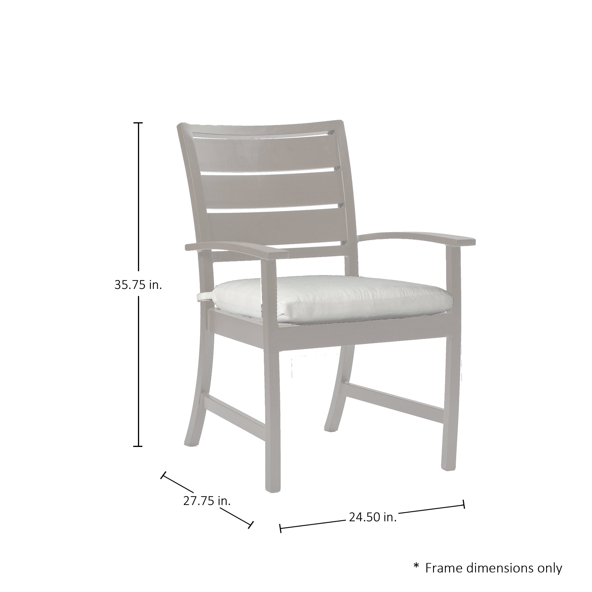 Charleston Aluminum Outdoor Arm Chair