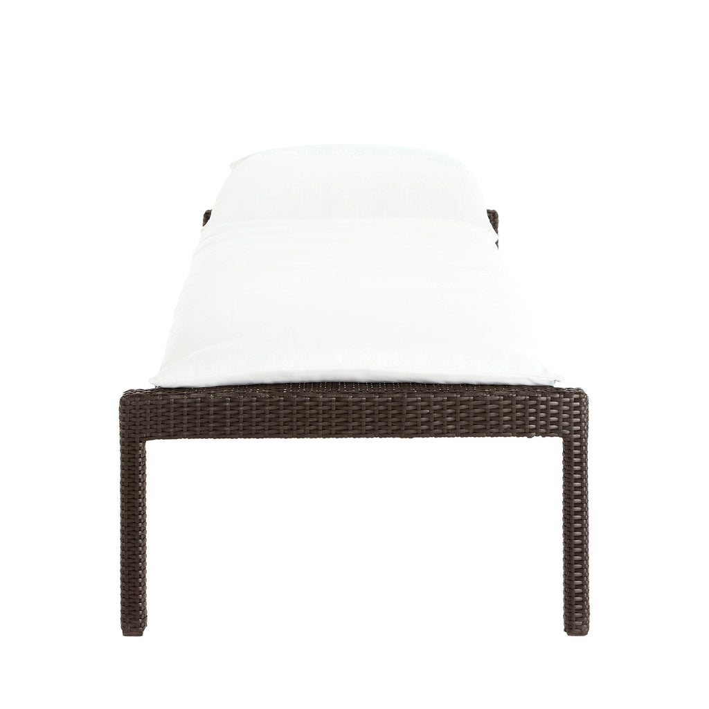 Nathan Wicker Outdoor Armless Chaise Lounge