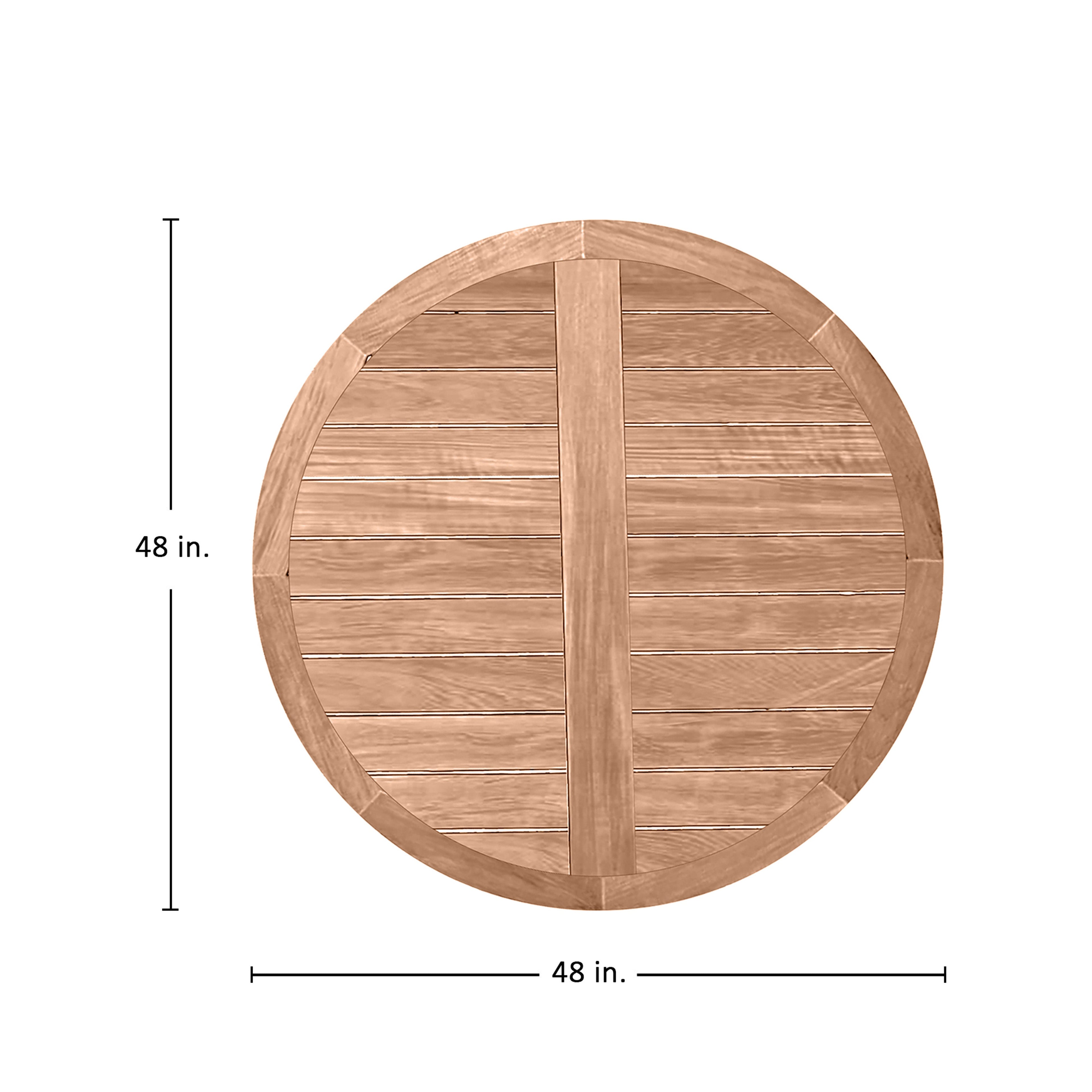 Club Teak 48" Round Outdoor Table Top