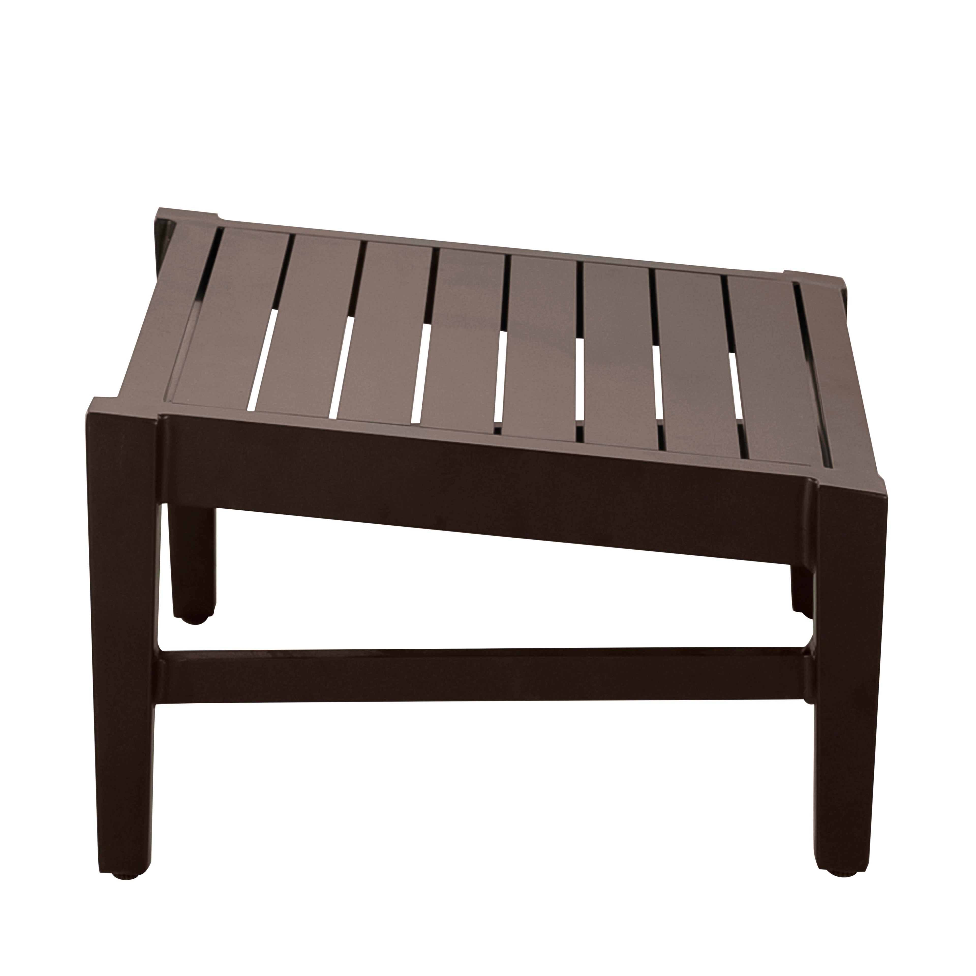 Croquet Aluminum Outdoor Ottoman