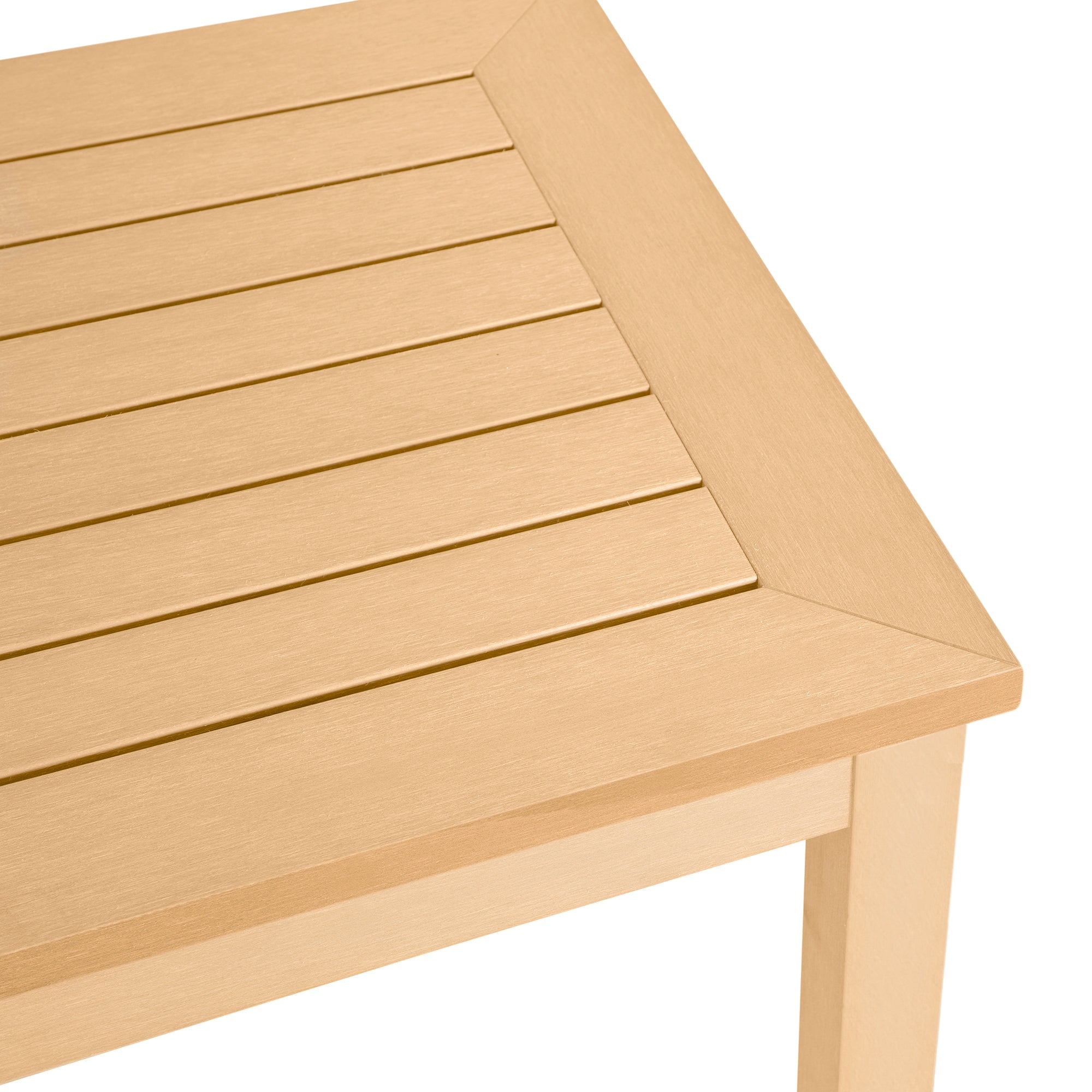 Portside Resin Square Outdoor Four Leg Side Table