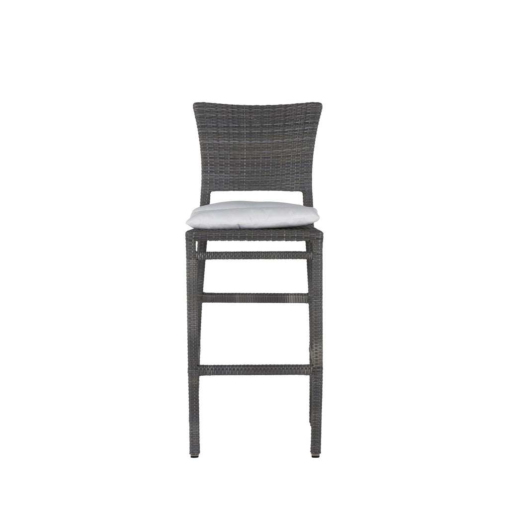 Skye Woven N-Dura Resin Wicker Outdoor Bar Stool