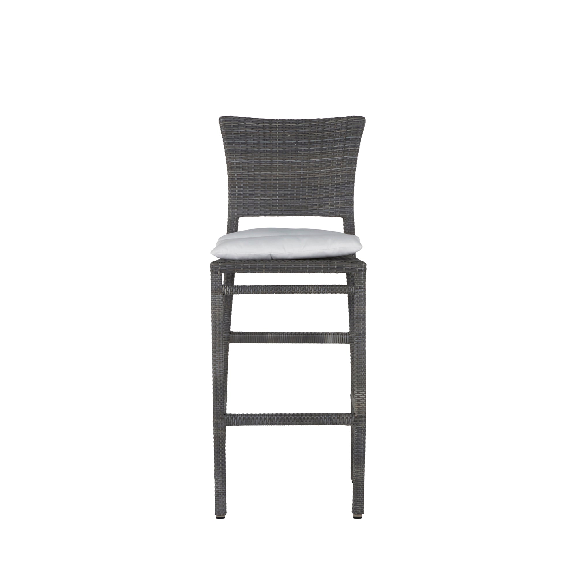 Skye Woven N-Dura Resin Wicker Outdoor Bar Stool