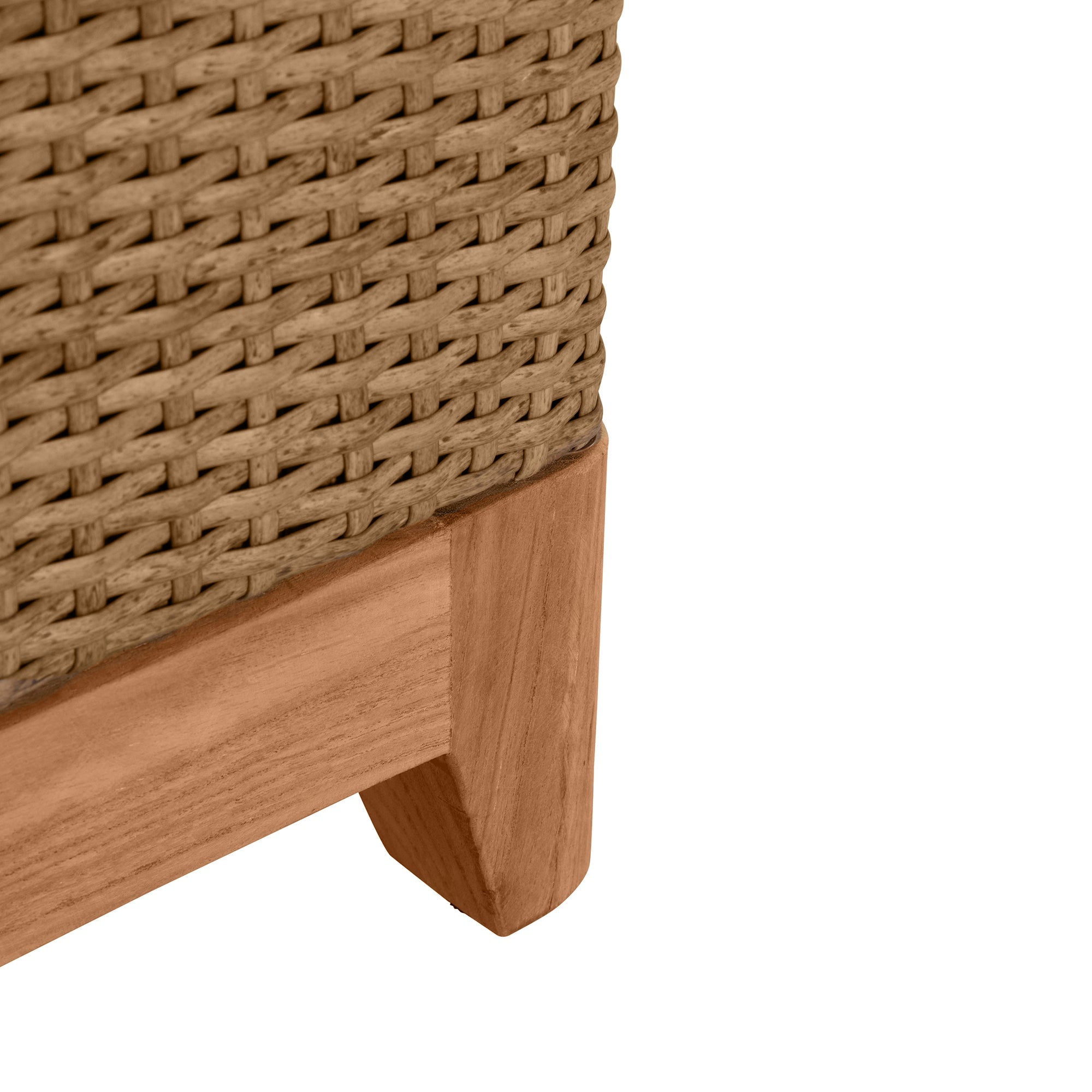 Chesapeake N-Dura Resin Wicker Outdoor Storage Box