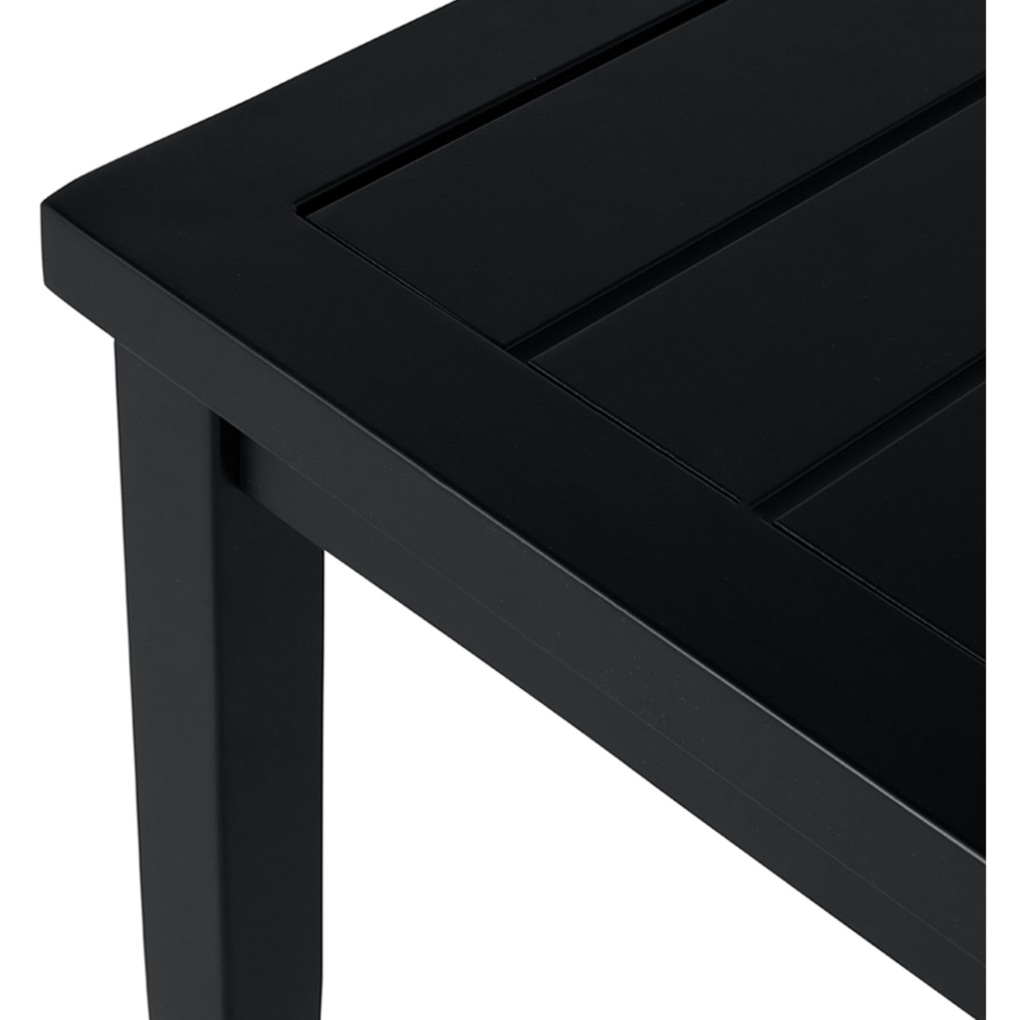 Brookings Rectangle Outdoor Slatted Dining Table