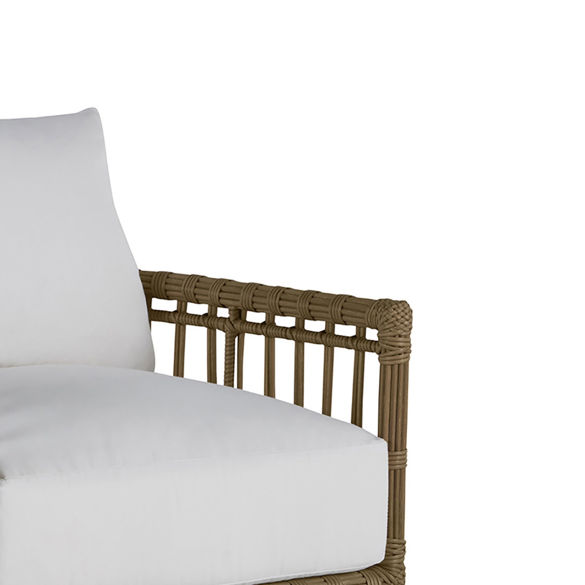 Newport Wicker Woven Outdoor Barrel Swivel Chair