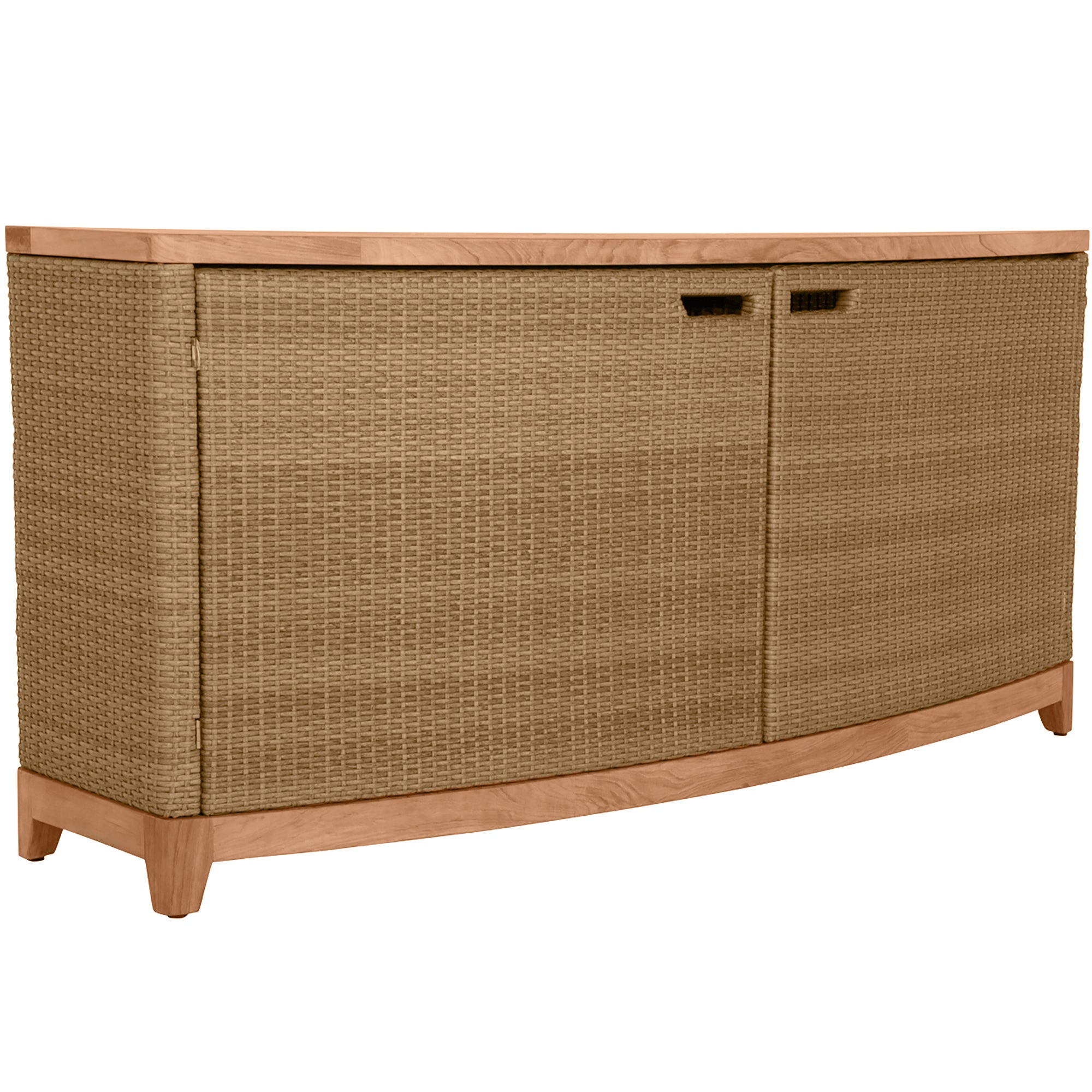 Chesapeake N-Dura Resin Wicker Console Cabinet