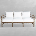 Malibu N-Dura Resin Wicker Outdoor High Back Sofa