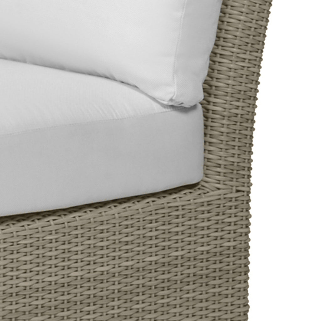 Club Woven Resin Wicker Corner Sectional Sofa