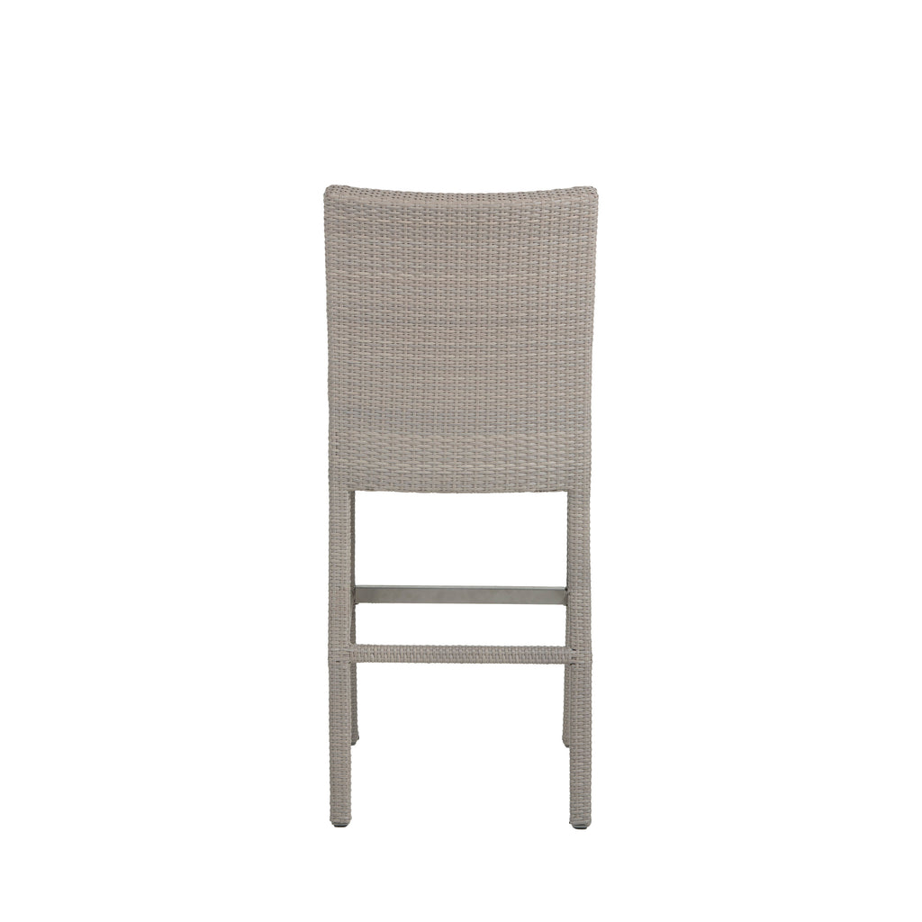 Athena Woven Resin Wicker Outdoor Bar Stool