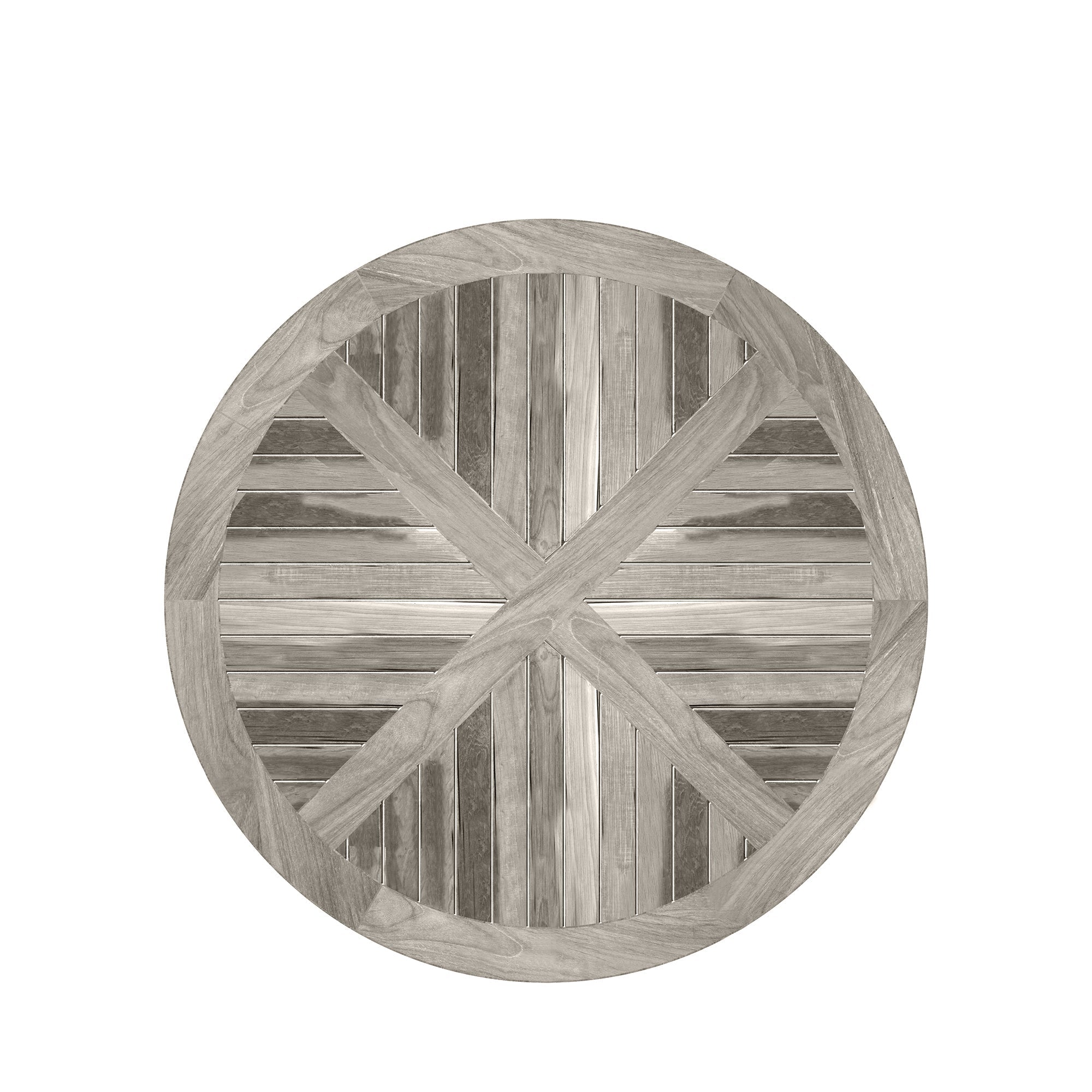 Lakeshore Teak Round Outdoor Pedestal Dining Table