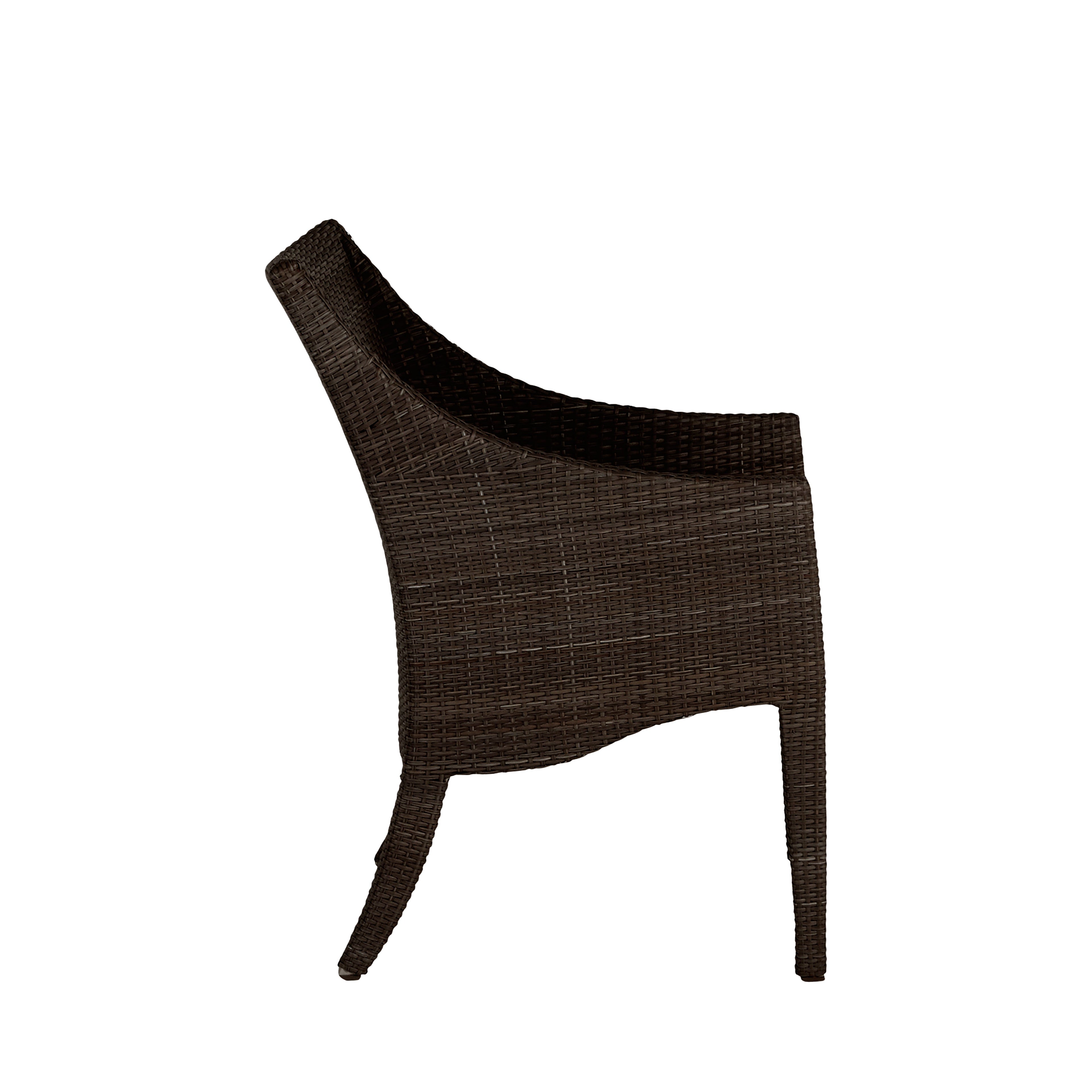 Athena Plus Woven Resin Wicker Outdoor Arm Chair