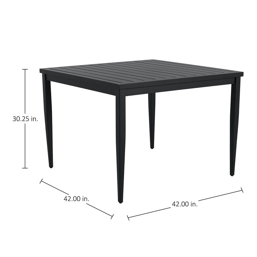 Brookings Aluminum 42" Square Outdoor Dining Table