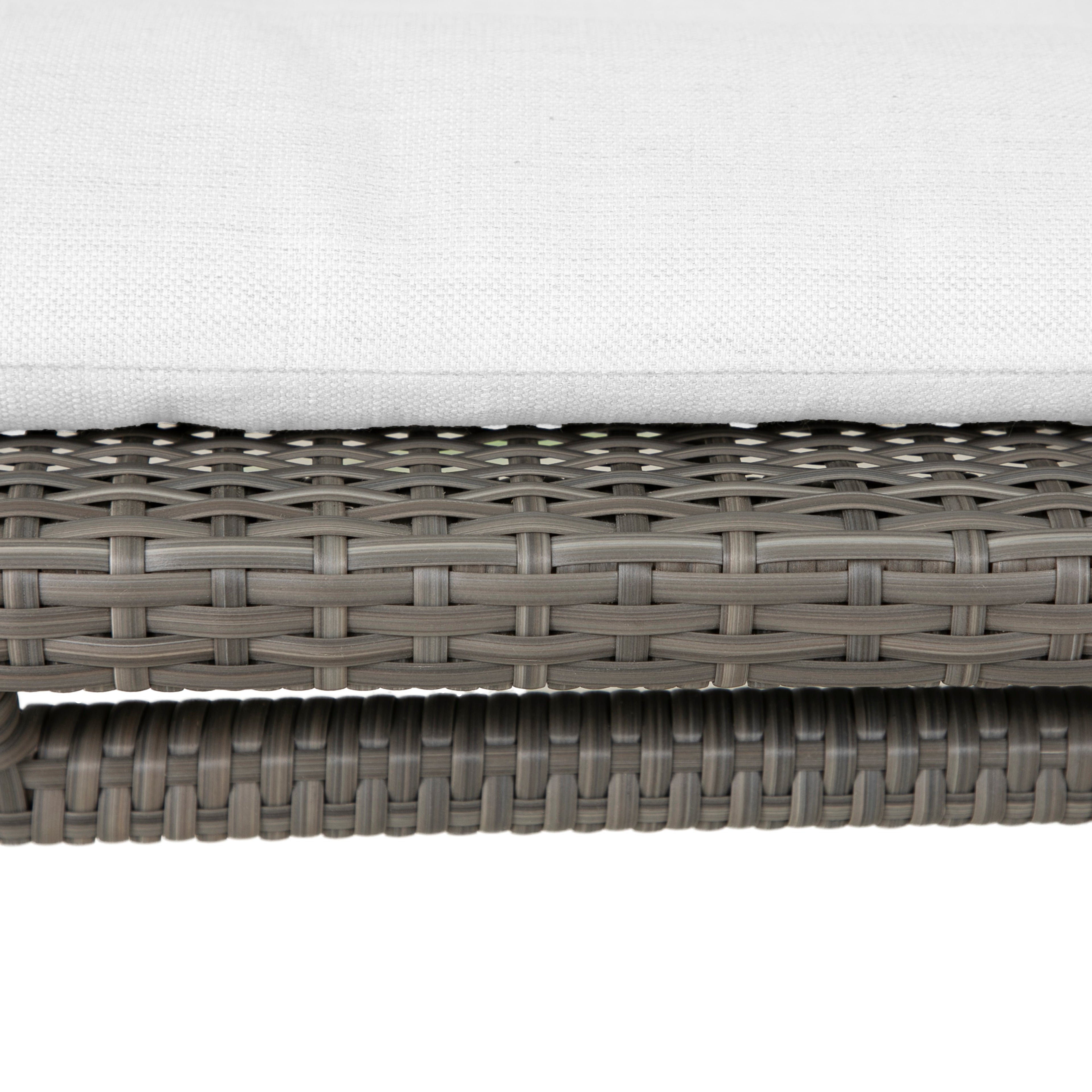 Skye N-Dura Resin Wicker Outdoor Woven Bench