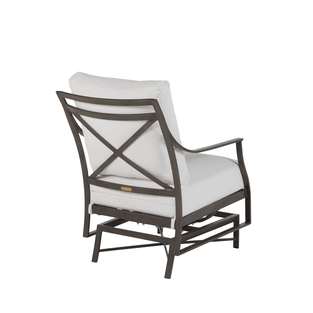 Monaco Aluminum Outdoor Spring Lounge Chair