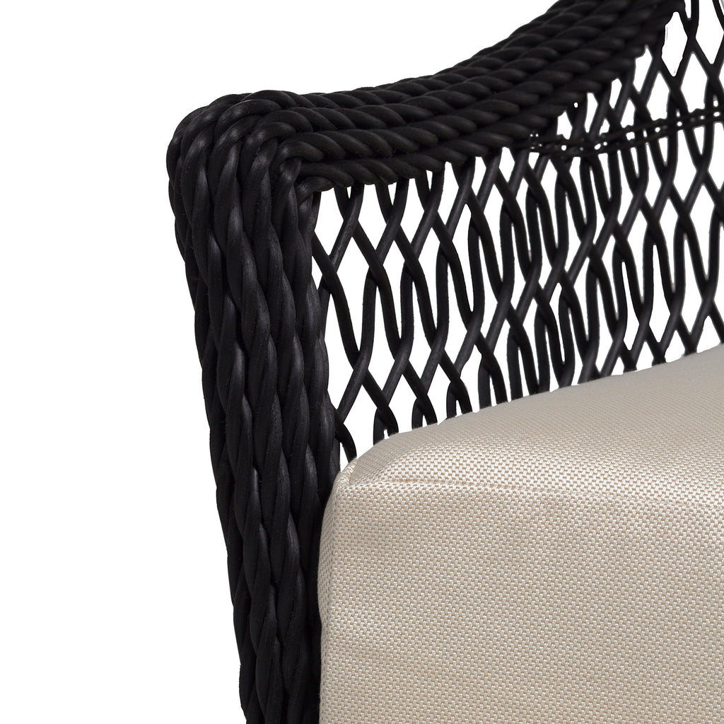 Soho Woven Resin Wicker Outdoor Lounge Chair