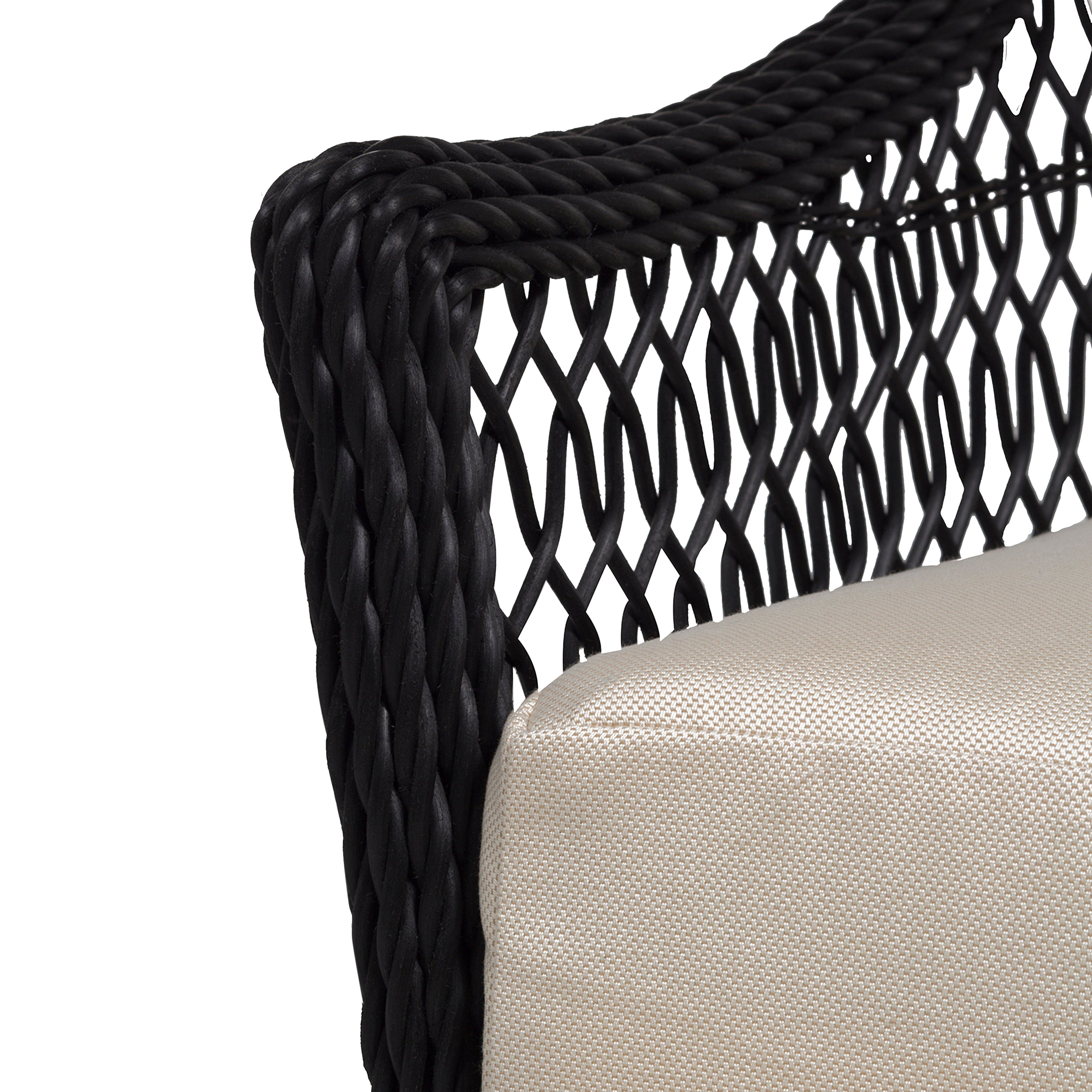 Soho Woven Resin Wicker Outdoor Lounge Chair
