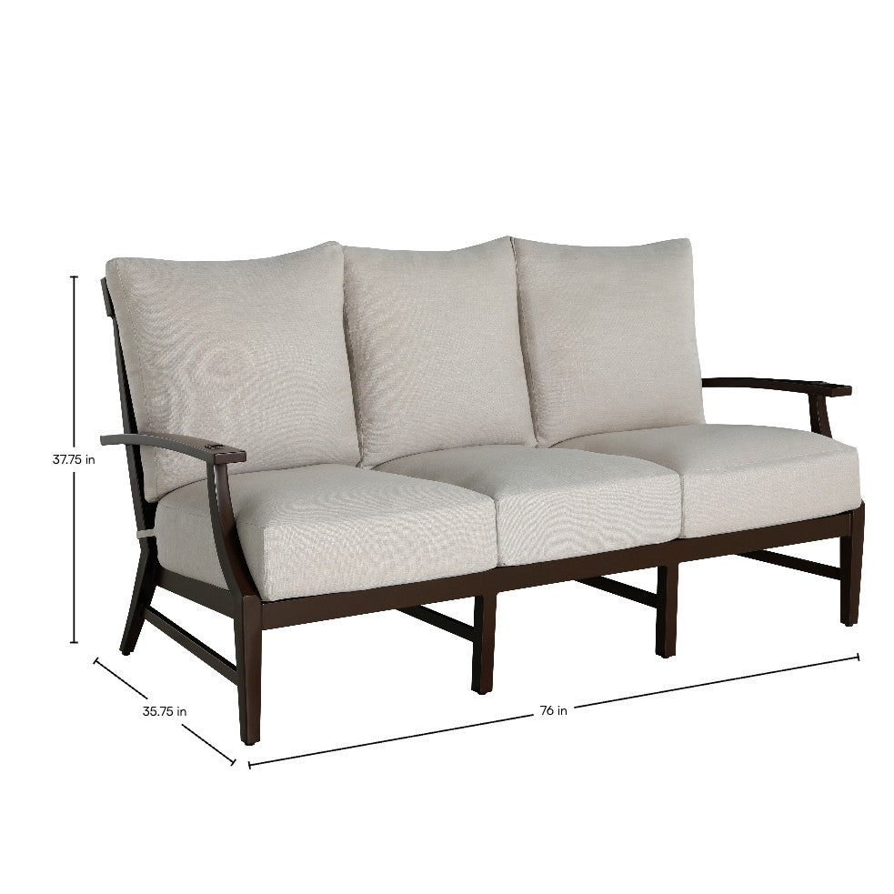 Croquet Aluminum Outdoor Sofa