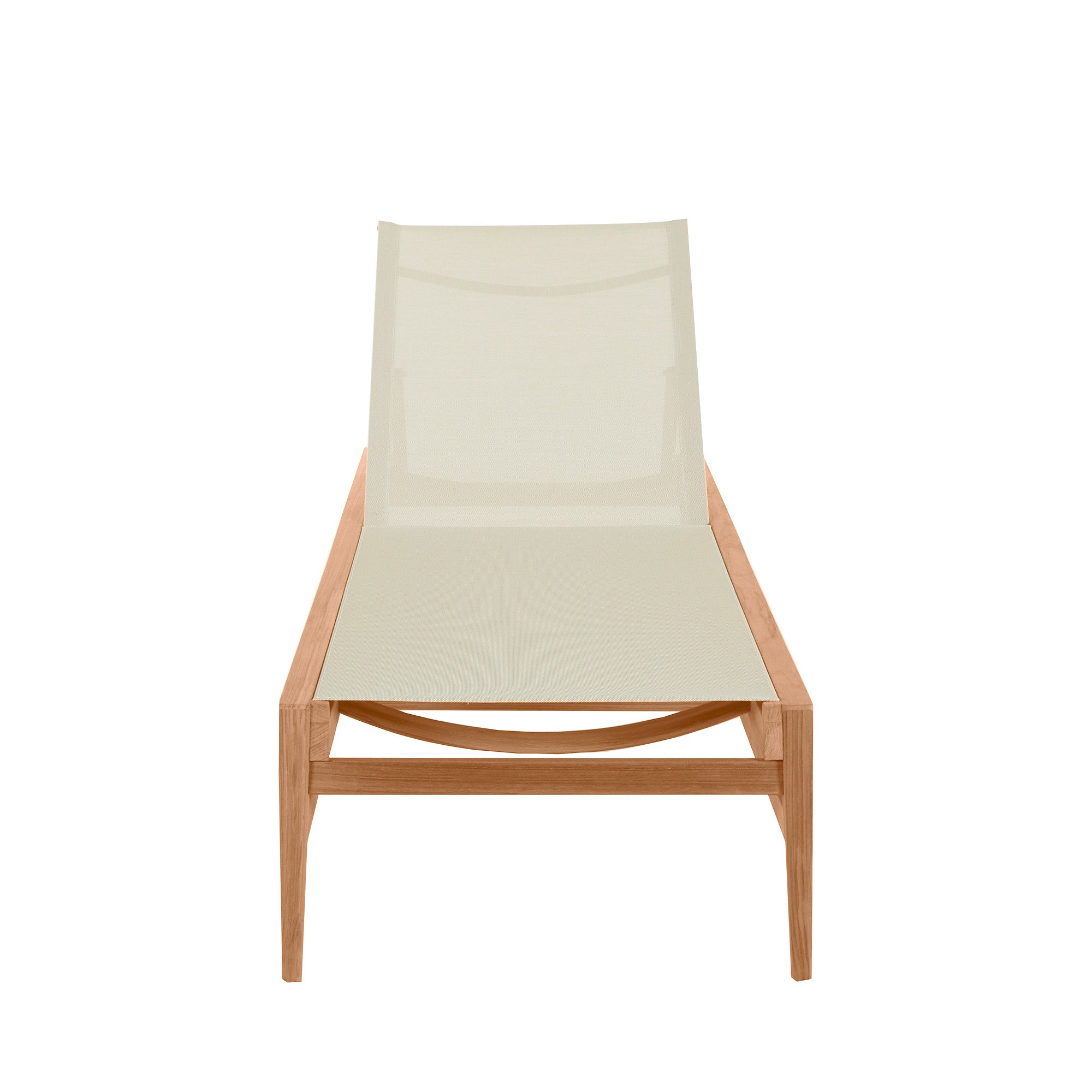 Coast Teak Outdoor Armless Chaise Lounge