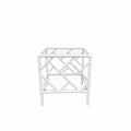 Palm Court End Table W/Glass
