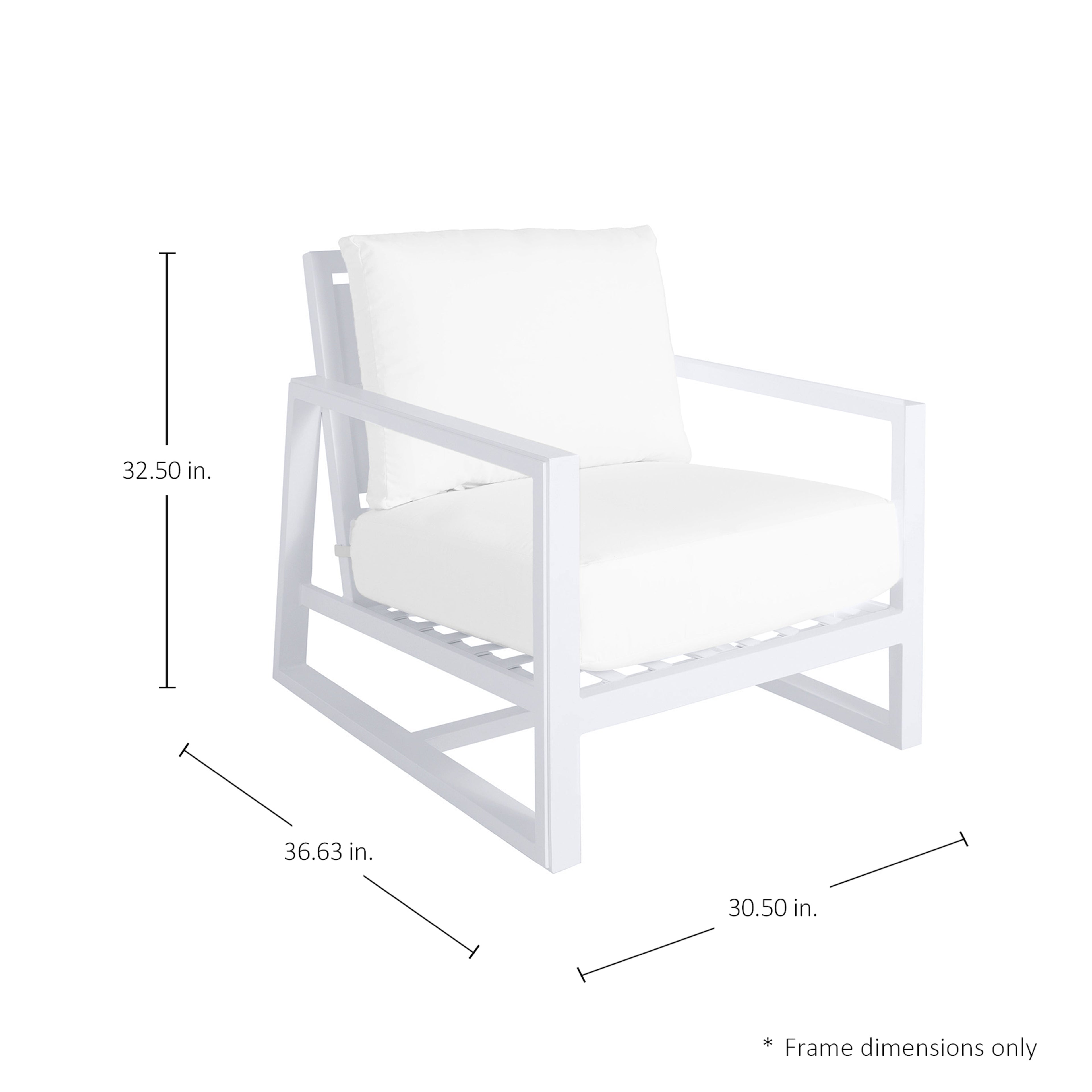 Avondale Aluminum Outdoor Lounge Chair