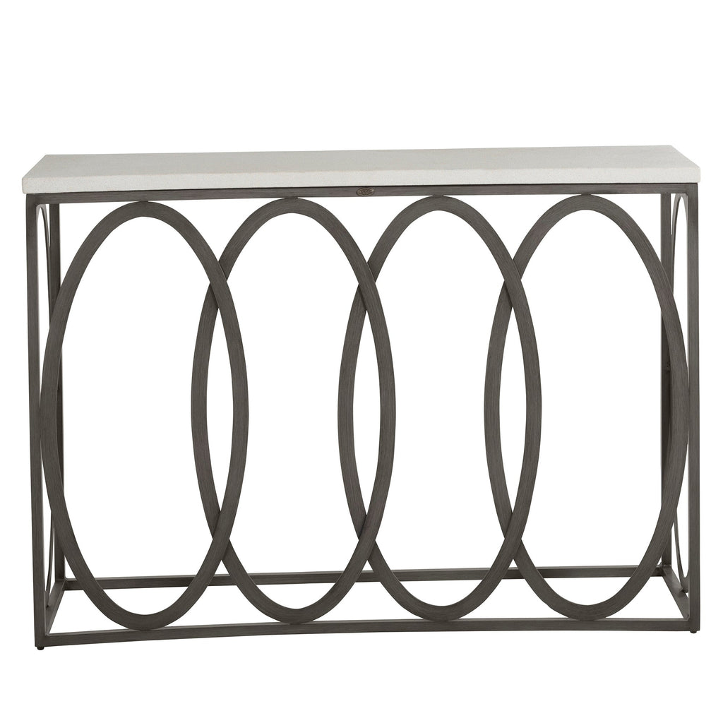 Ella Aluminum Rectangle Outdoor Console Table