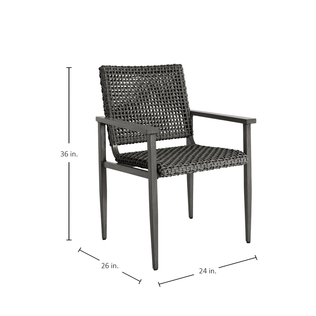 Harbor N-Dura Resin Wicker Outdoor Arm Chair