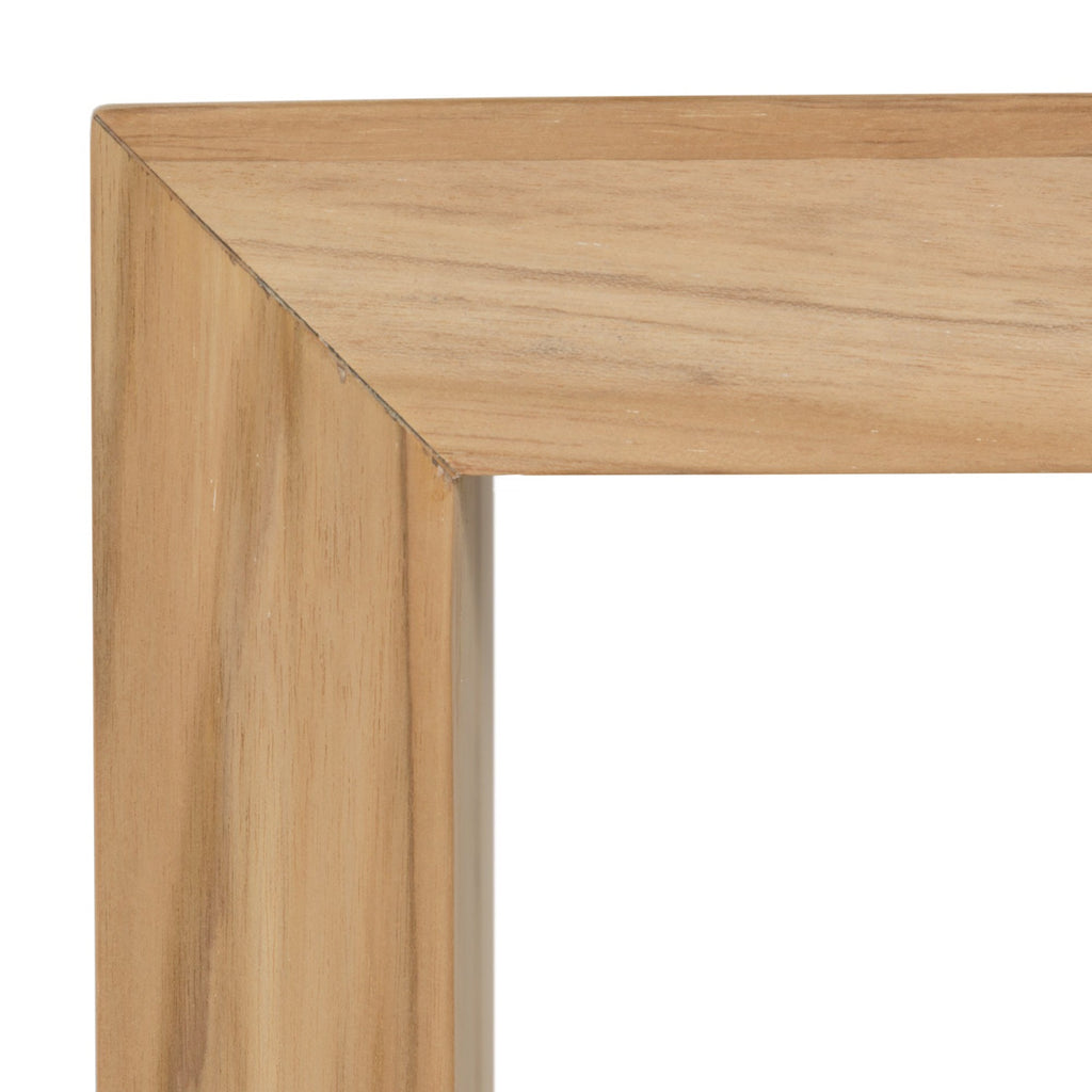 Messina Teak Square Outdoor Waterfall Side Table