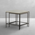Abby Wrought Iron Square Outdoor Stacking Table