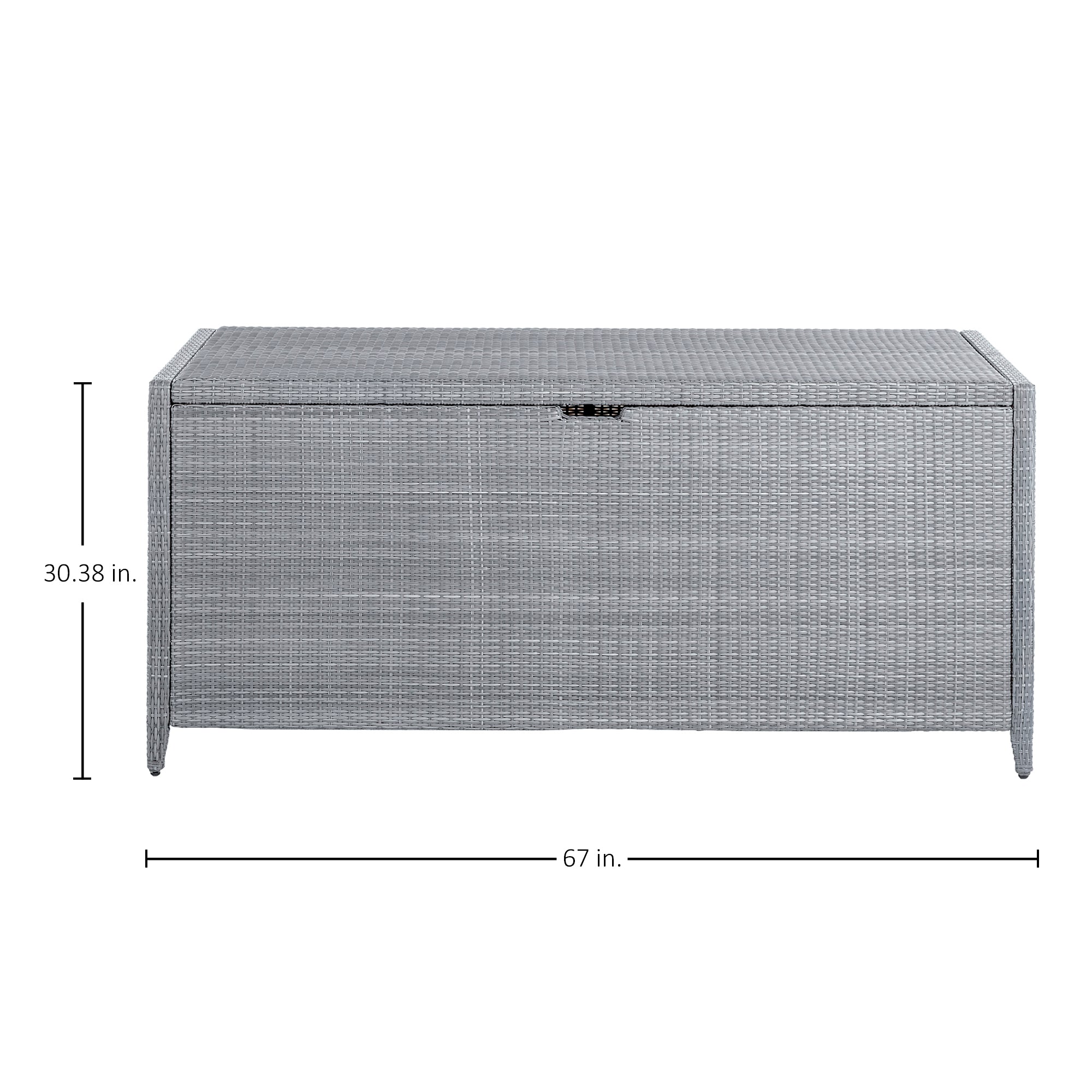 N-Dura Resin Wicker Outdoor Cushion Storage Box