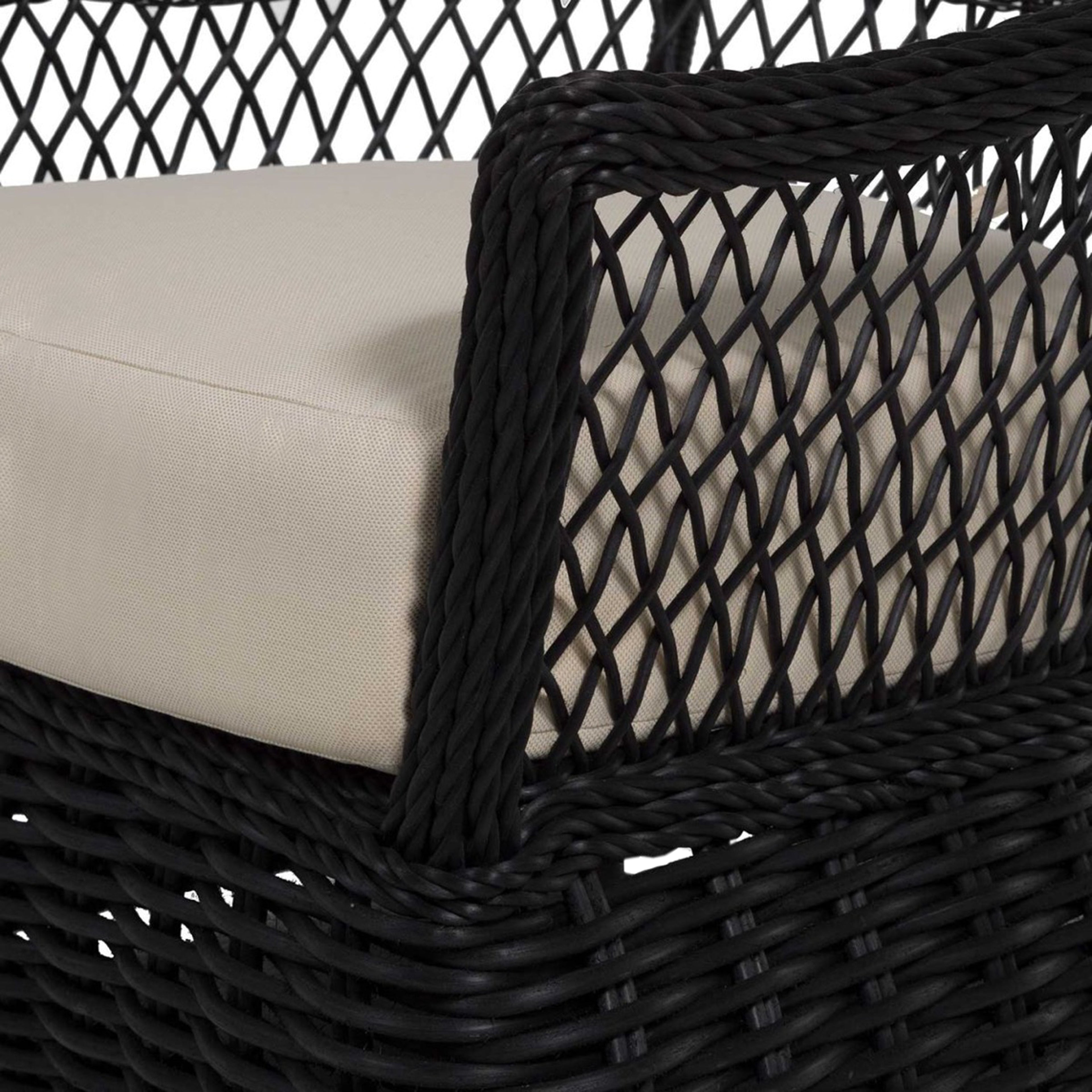 Soho Woven Resin Wicker Outdoor Lounge Chair