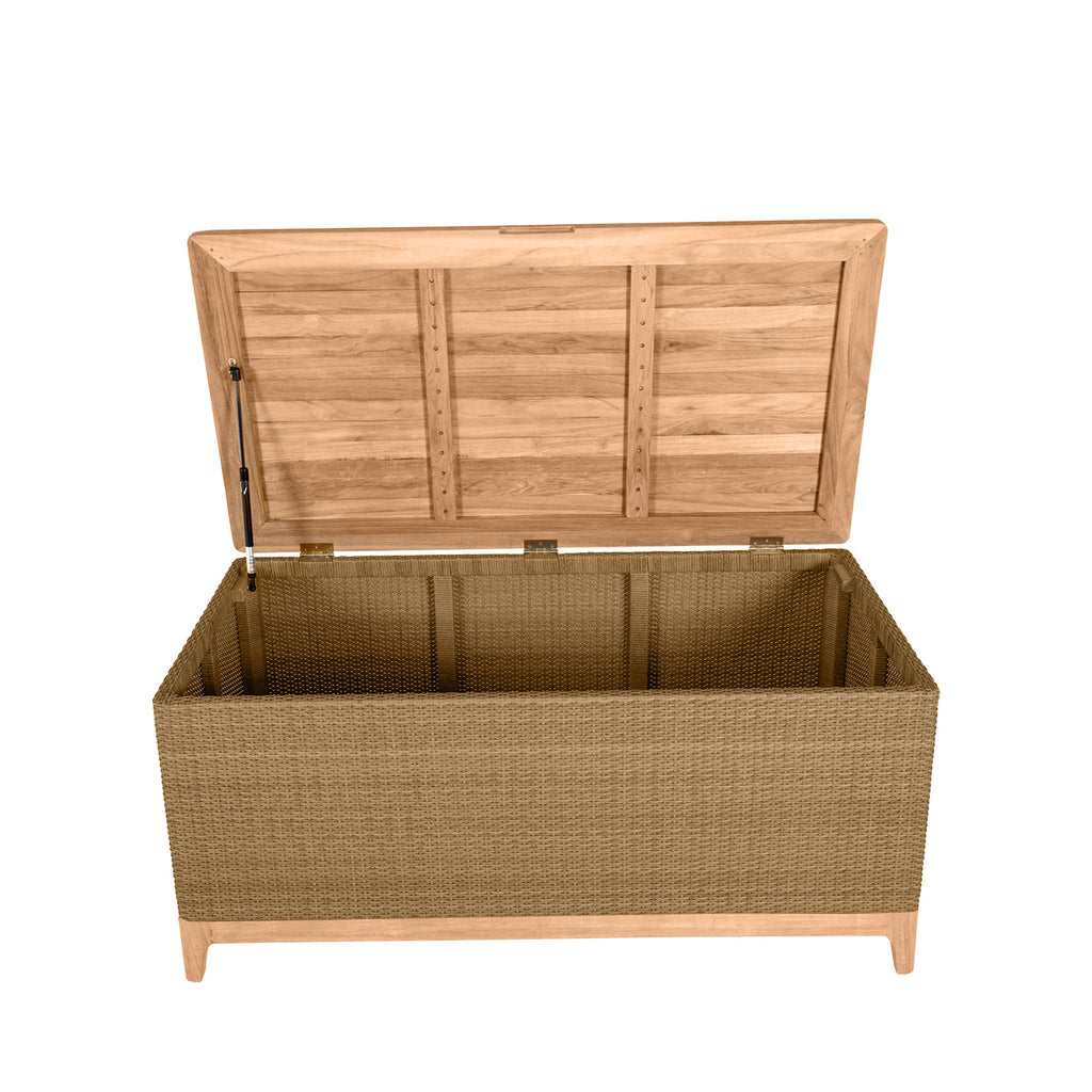 Chesapeake N-Dura Resin Wicker Outdoor Storage Box