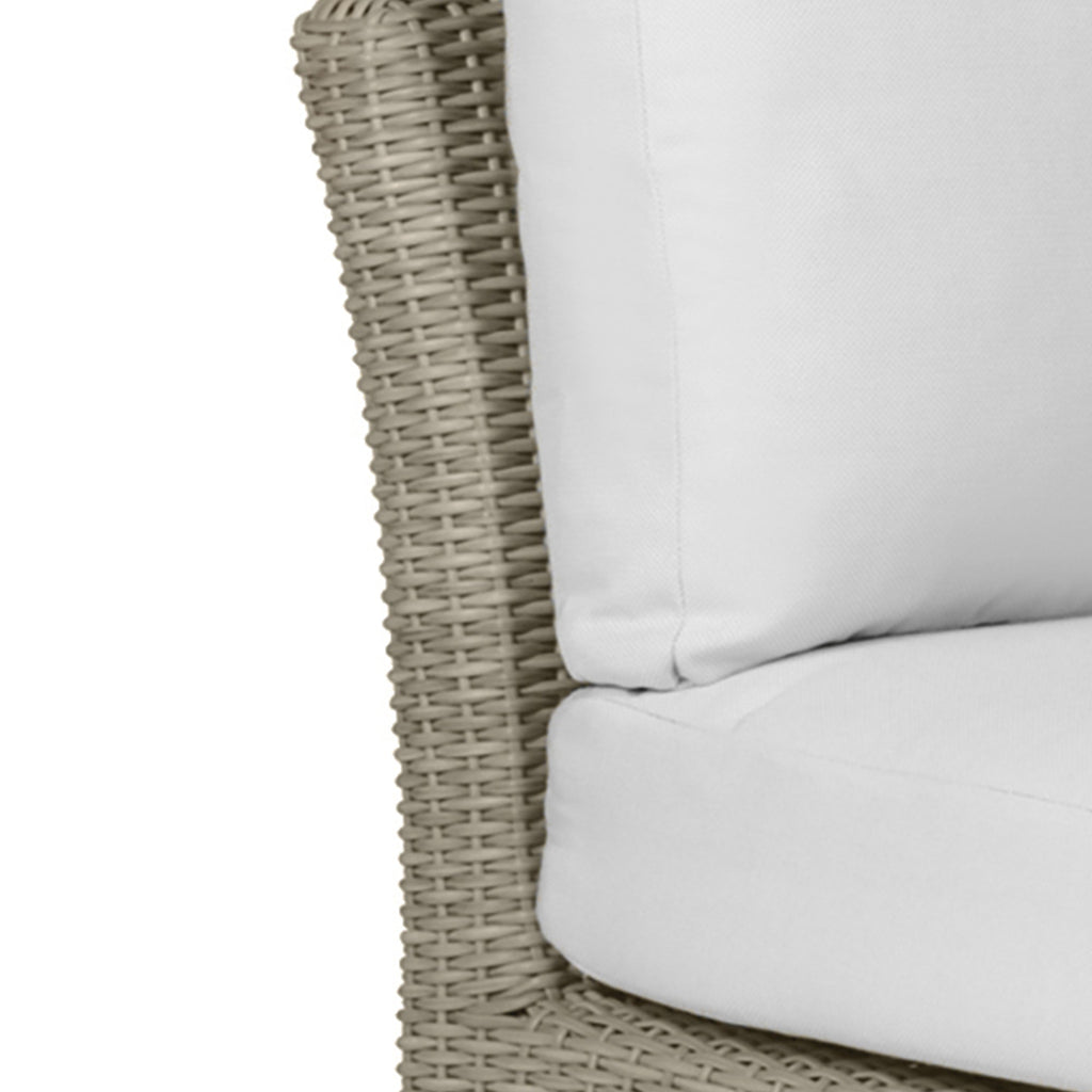 Club Woven Resin Wicker Corner Sectional Sofa