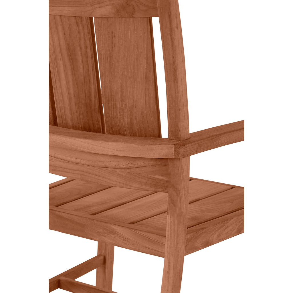 Croquet Teak Outdoor Arm Chair