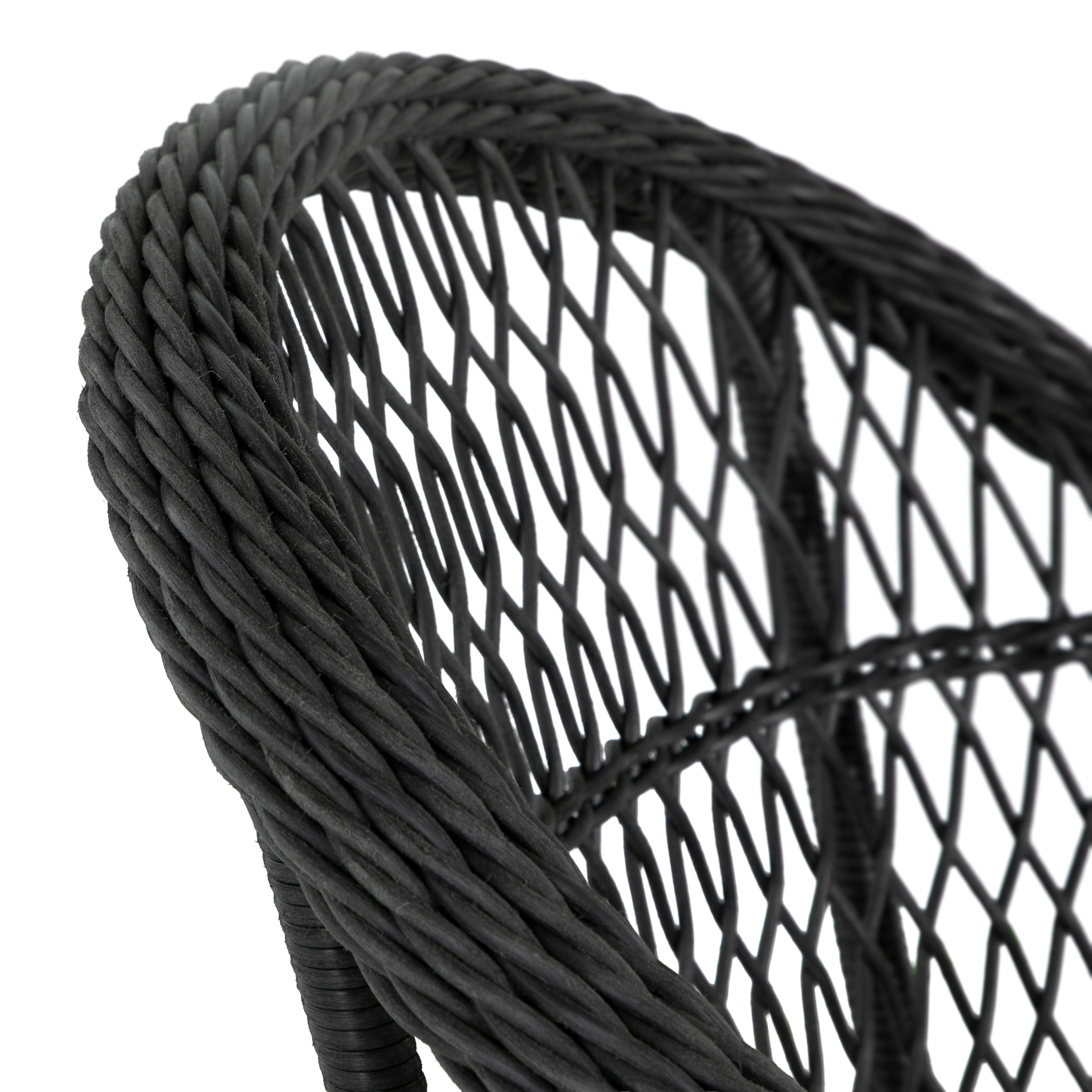 Soho Woven N-Dura Resin Wicker Outdoor Arm Chair