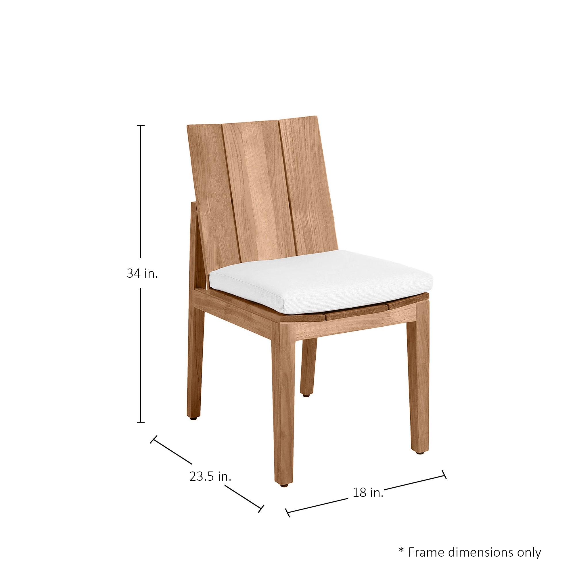 Ashland Teak Outdoor Side Chair