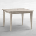 Club Teak 42.25" Square Outdoor Dining Farm Table
