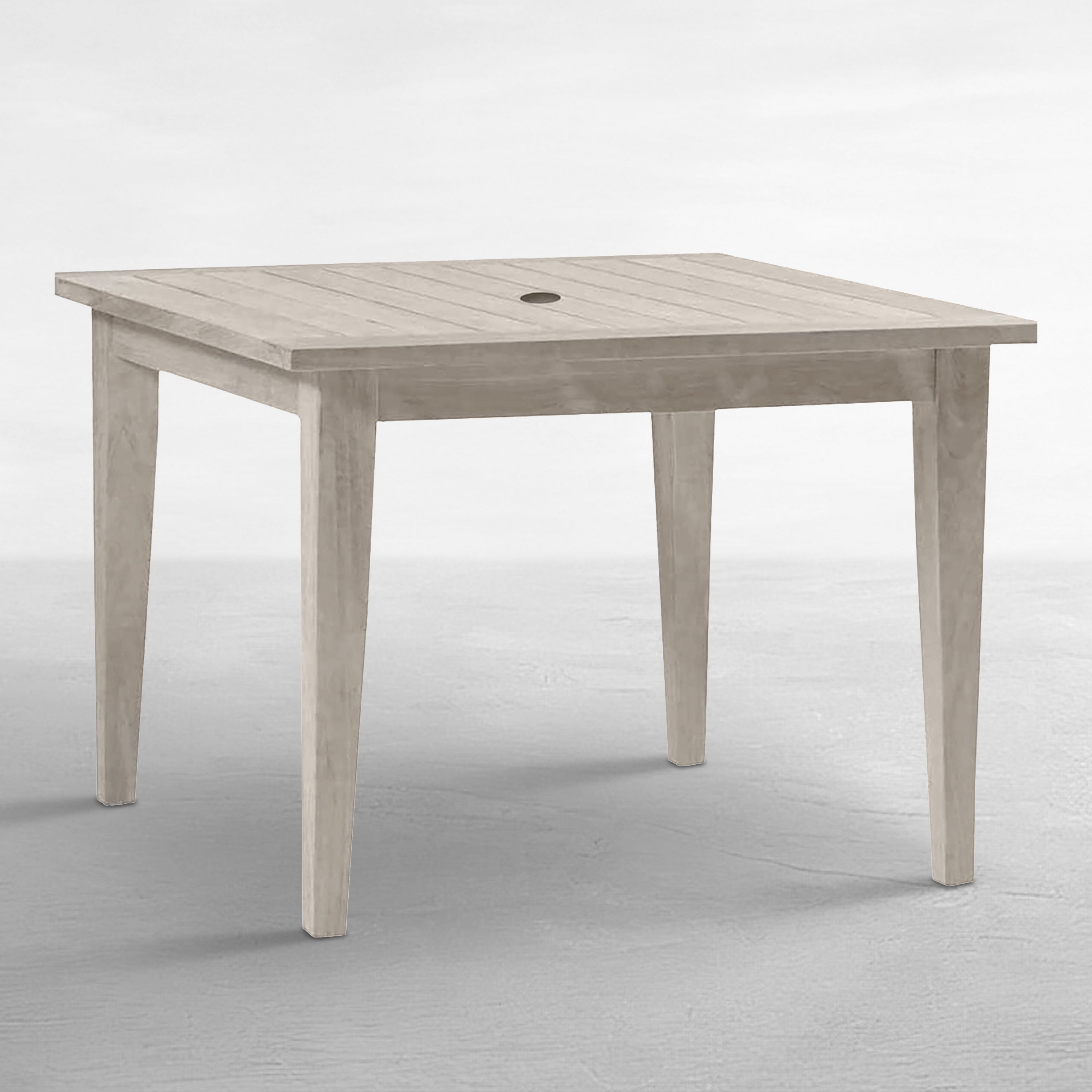 Club Teak 42.25" Square Outdoor Dining Farm Table