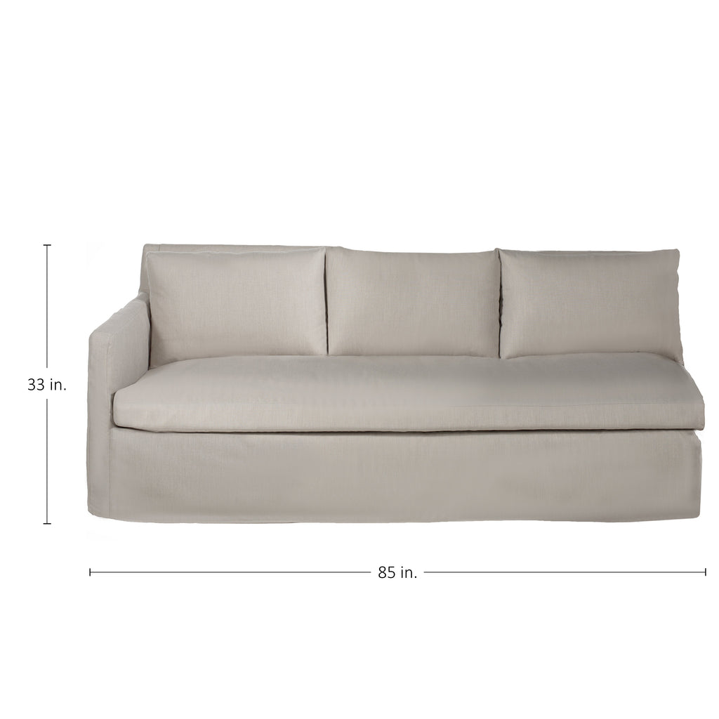 Nora Outdoor Left Arm Facing Sofa