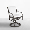 Monaco Aluminum Outdoor Swivel Rocking Arm Chair